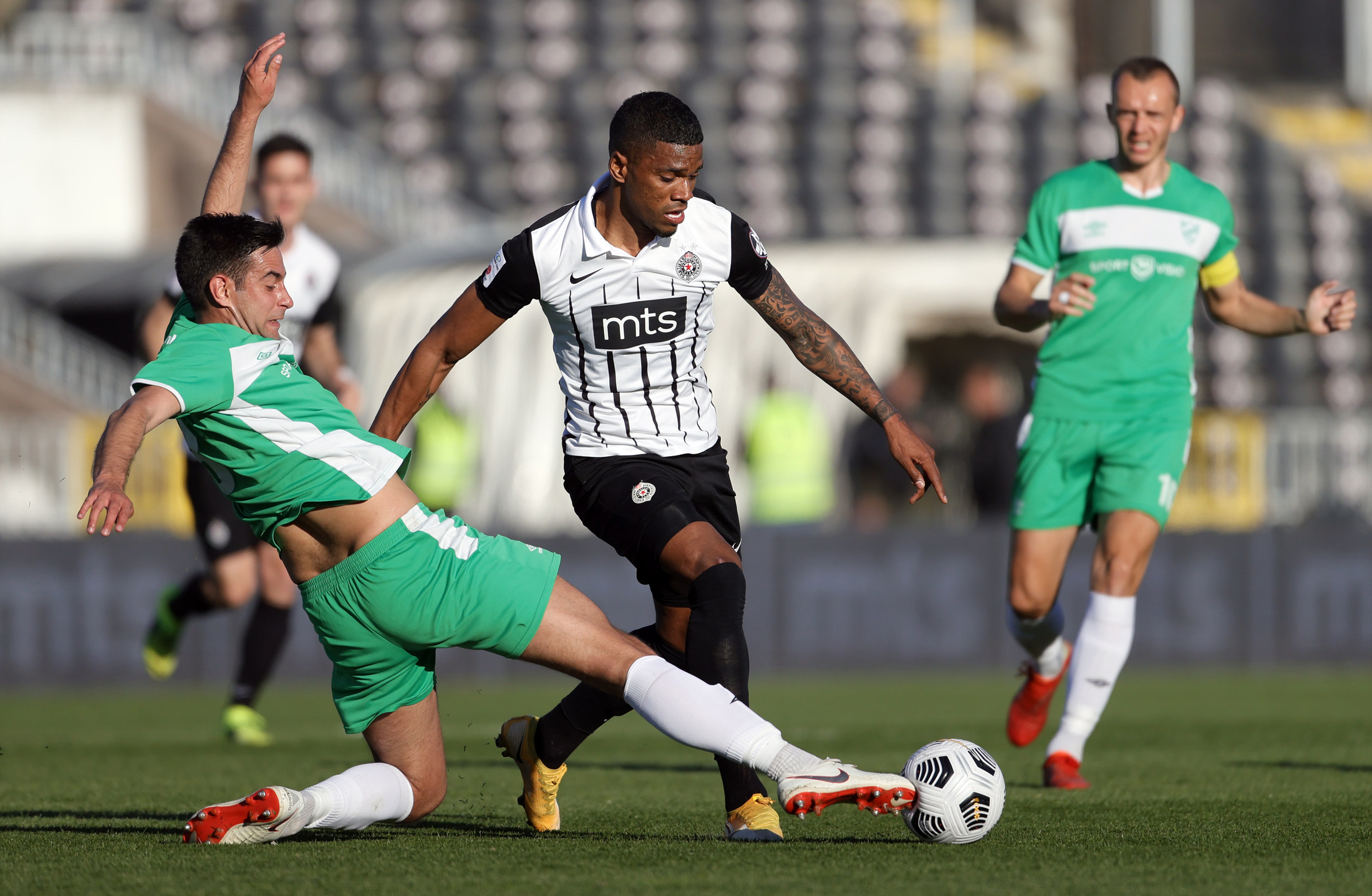 Partizan Loznica, fudbal, utakmica Foto: Pedja Milosavljevic/Starsport