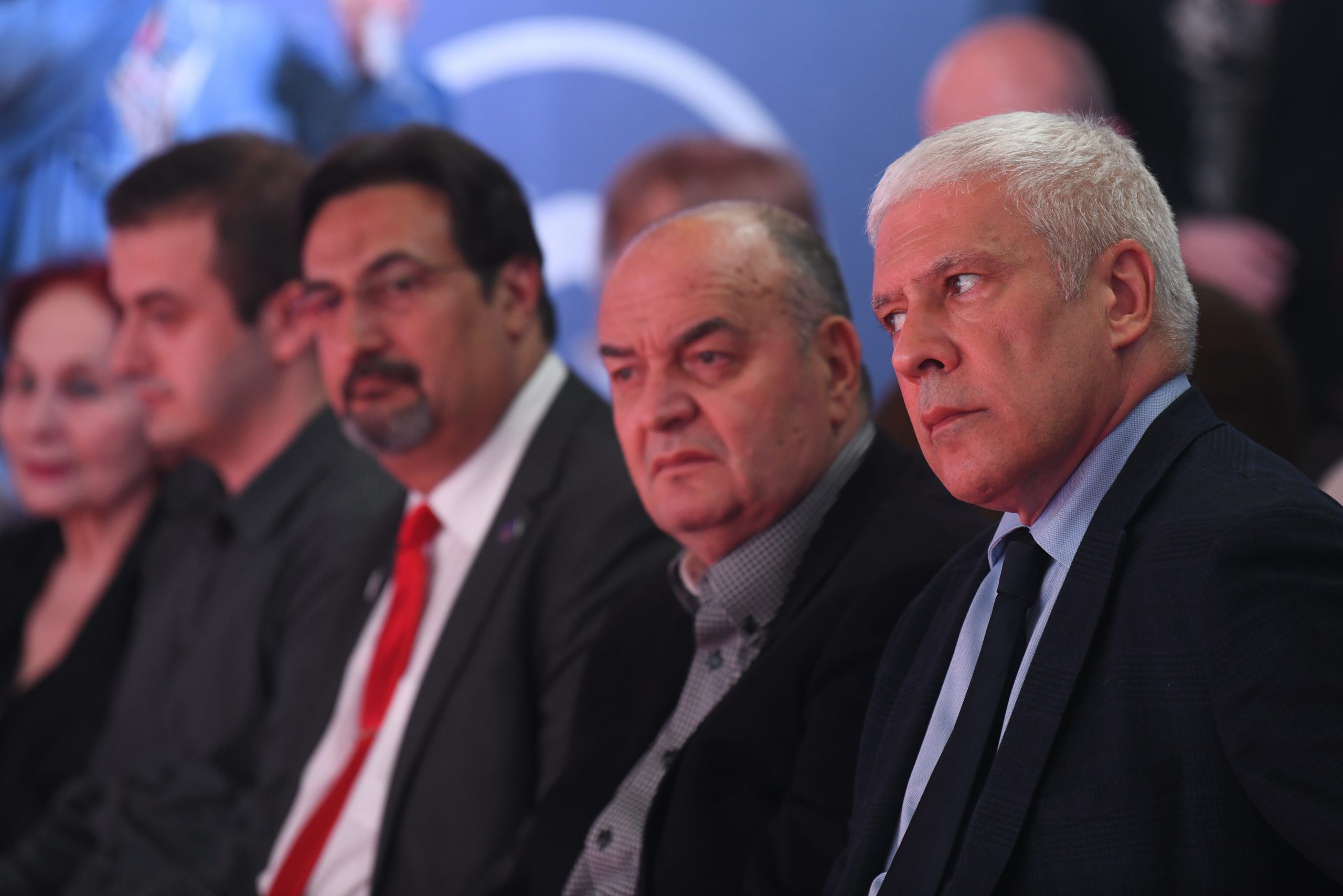 Beograd 31.03.2022. Aris Movsesijan, Duško Vujošević i Boris Tadić. Socijaldemokratska stranka Srbije, SDS, završna konvencija, predizborna kampanja, skup Foto: Goran Srdanov/Nova.rs