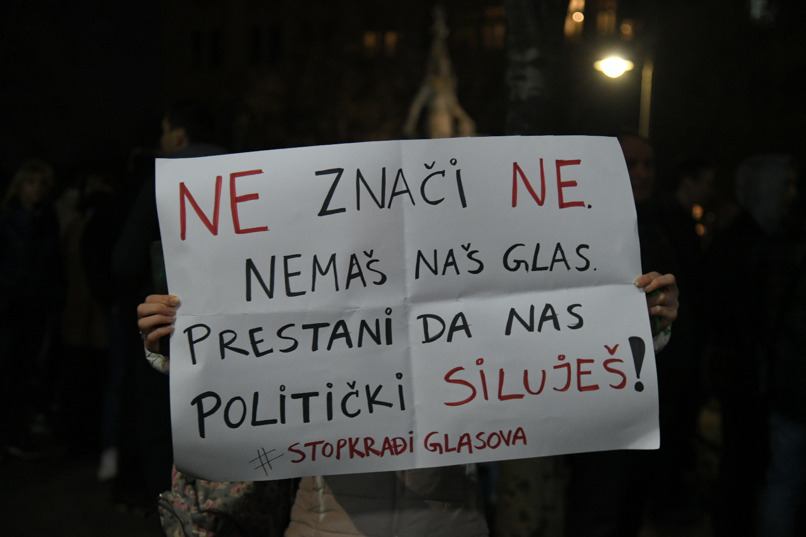 Beograd 04.04.2022. Republička izborna komisija, RIK, rezultati izobra, opozicija, protest Foto: Nemanja Jovanović/Nova.rs