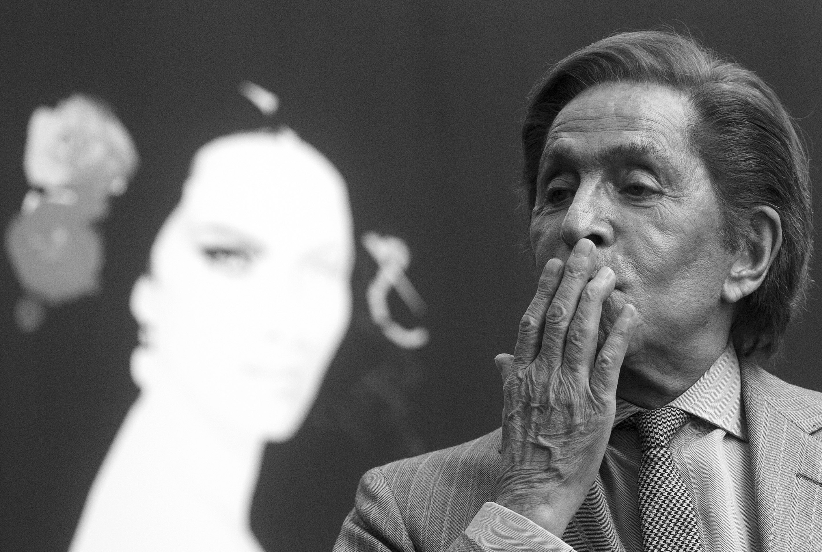 Italian designer Valentino presents his designs for opera 'La Traviata' in Valencia