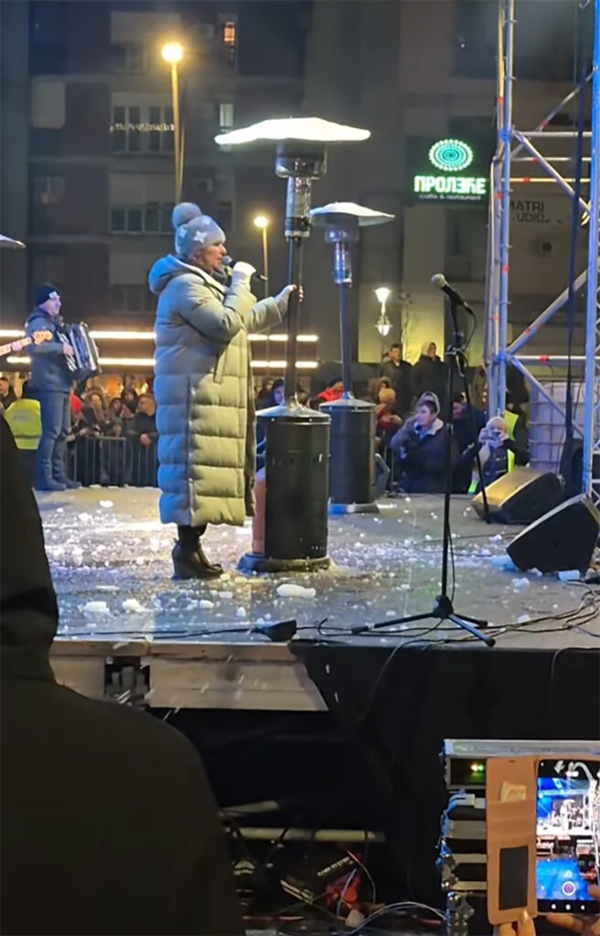 Ana Bekuta nastup Čačak  Foto:printscreen/epicentarpress.rs