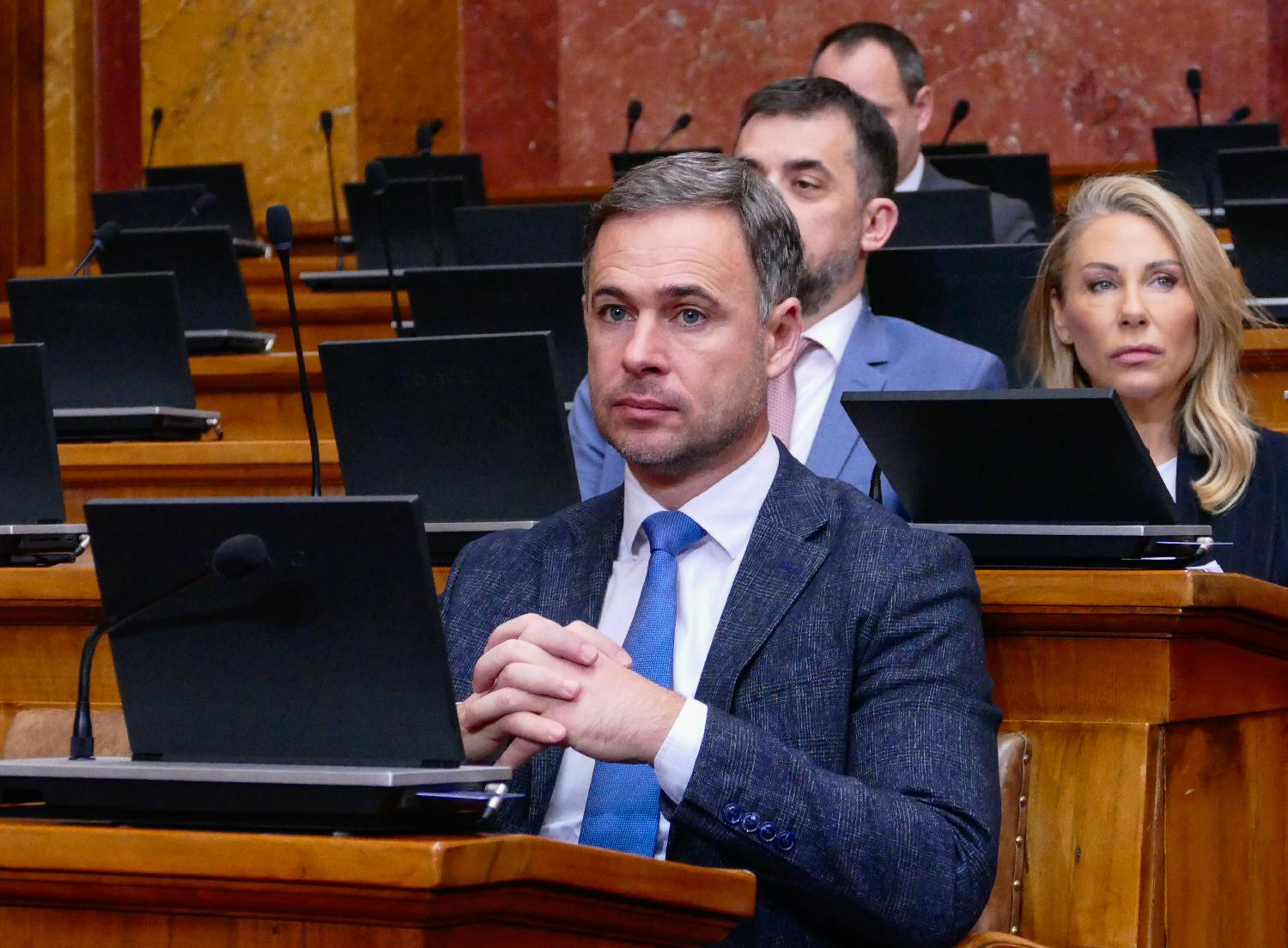 Mesto: Beograd
Datum: Wed Dec 17 11:17:52 CET 2025
Dogadjaj: POLITIKA - sednica Skupštine Srbije
Fotoreporter: Ognjen Stevanović
Ličnosti: Miroslav Aleksić
Izvor: FoNet