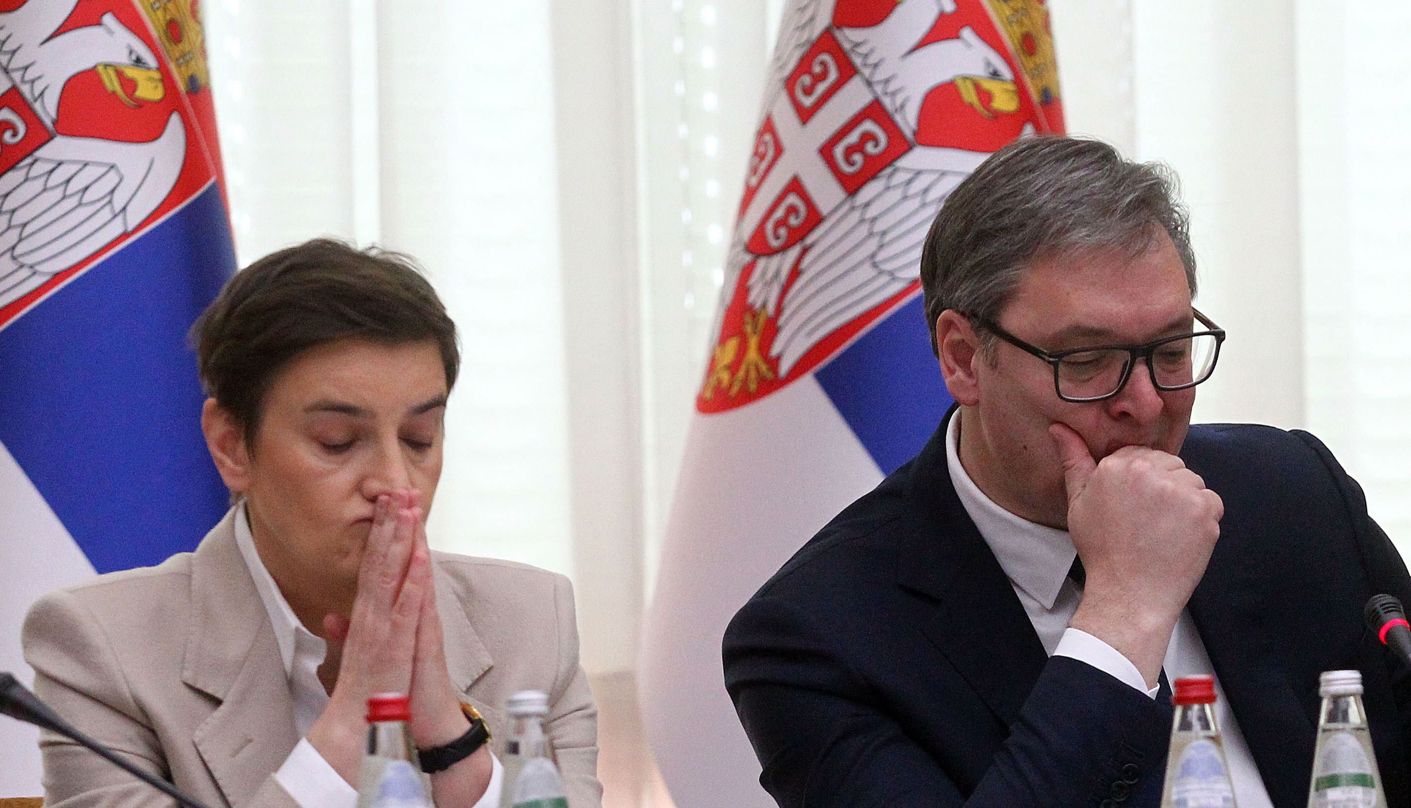 The President of the Republic of Serbia Aleksandar Vucic attended the extraordinary session of the Government of the Republic of Serbia held in the Palace of Serbia.Predsednik Republike Srbije Aleksandar Vucic prisustvovao je vanrednoj sednici Vlade Rep