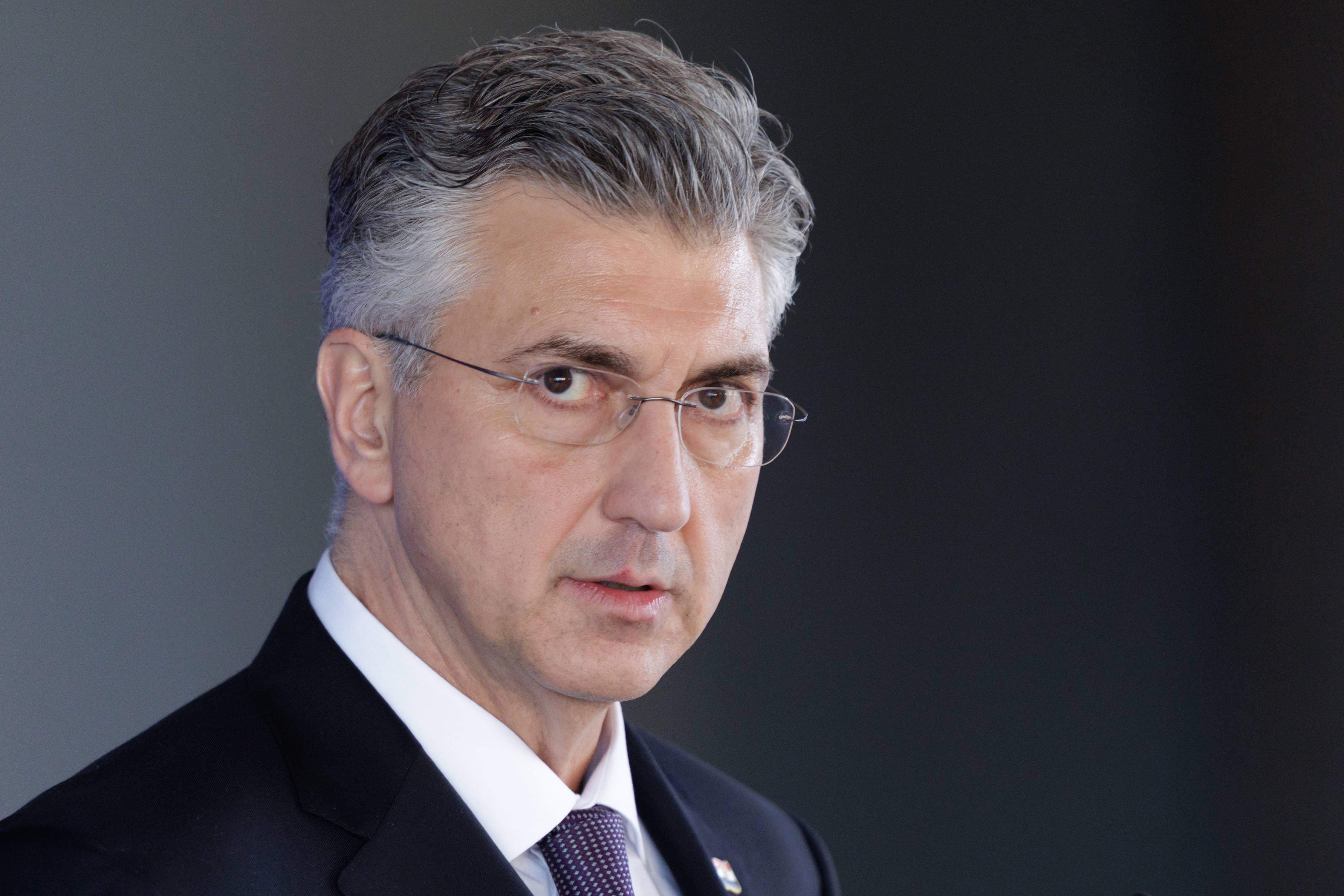 Zagreb, 14.01.2026. - Premijer Hrvatske Andrej Plenkovic obratio se novinarima po zavrsetku danasnje sednice Vlade Hrvatske. (BETAPHOTO/HINA/Edvard SUSAK)