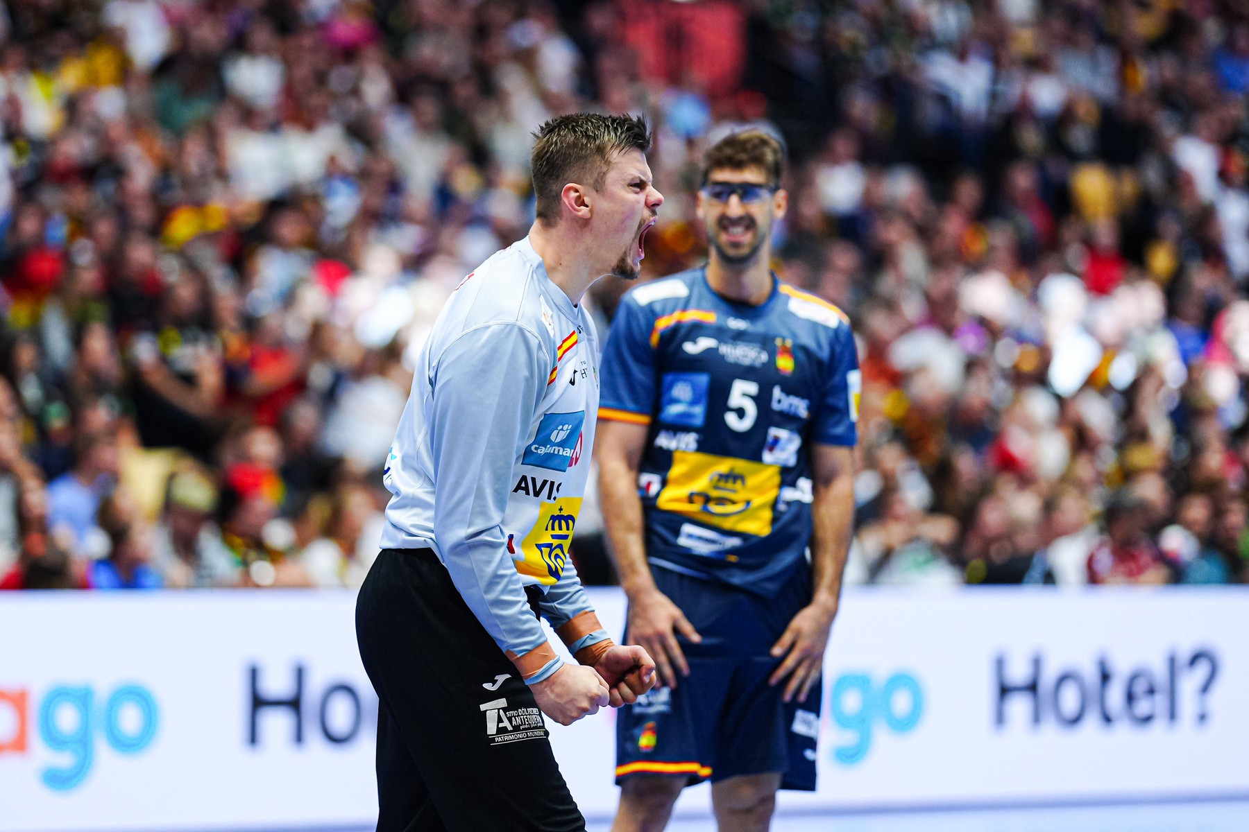 DEN, Oesterreich vs. Spanien, Handball, EHF Europameisterschaft 2026, Gruppe A, Spieltag 2, 17.01.2026
