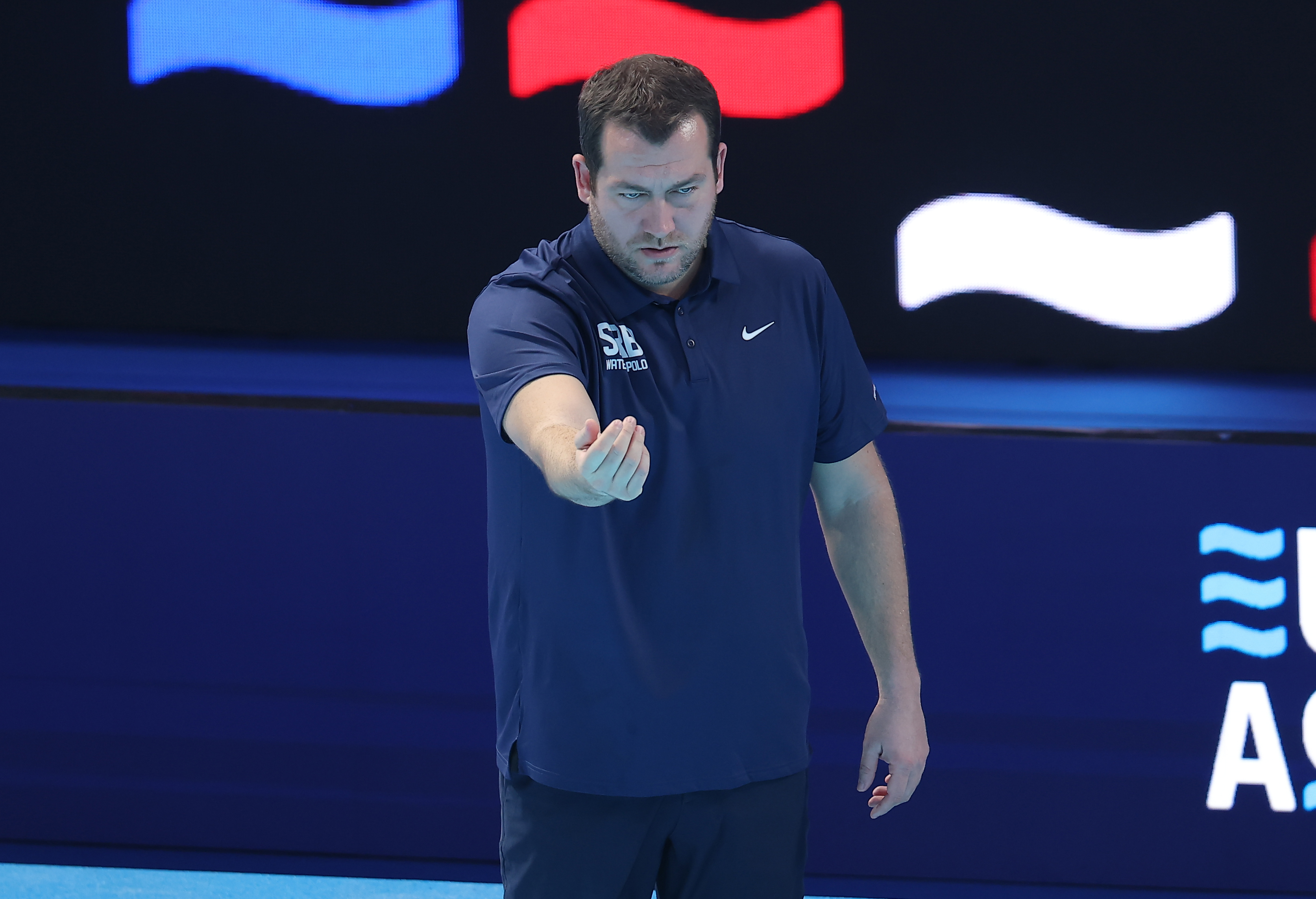 Belgrade, Serbia. 20th Jan, 2026.  during the group stage II group E match between Serbia and Montenegro at the Men's European Water Polo Championships on January 20. 2026. in Belgrade, Serbia.
(photo by Pedja Milosavljevic/STARSPORT ©)