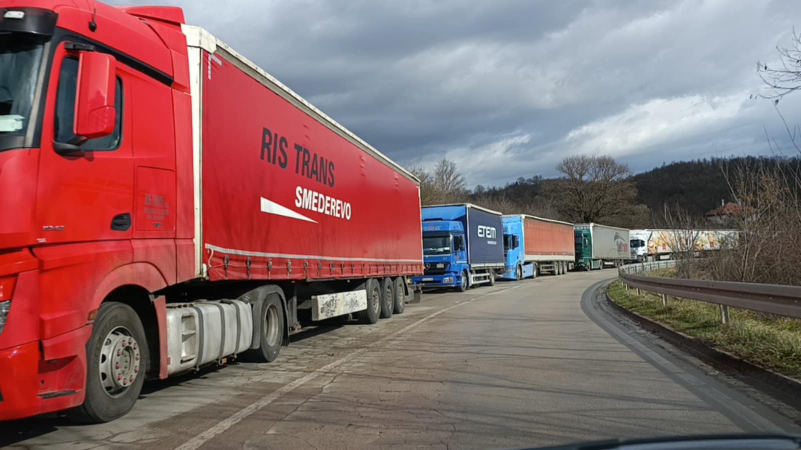 Kamiondžije danas počinju sedmodnevnu blokadu teretnih prelaza ka Šengenu