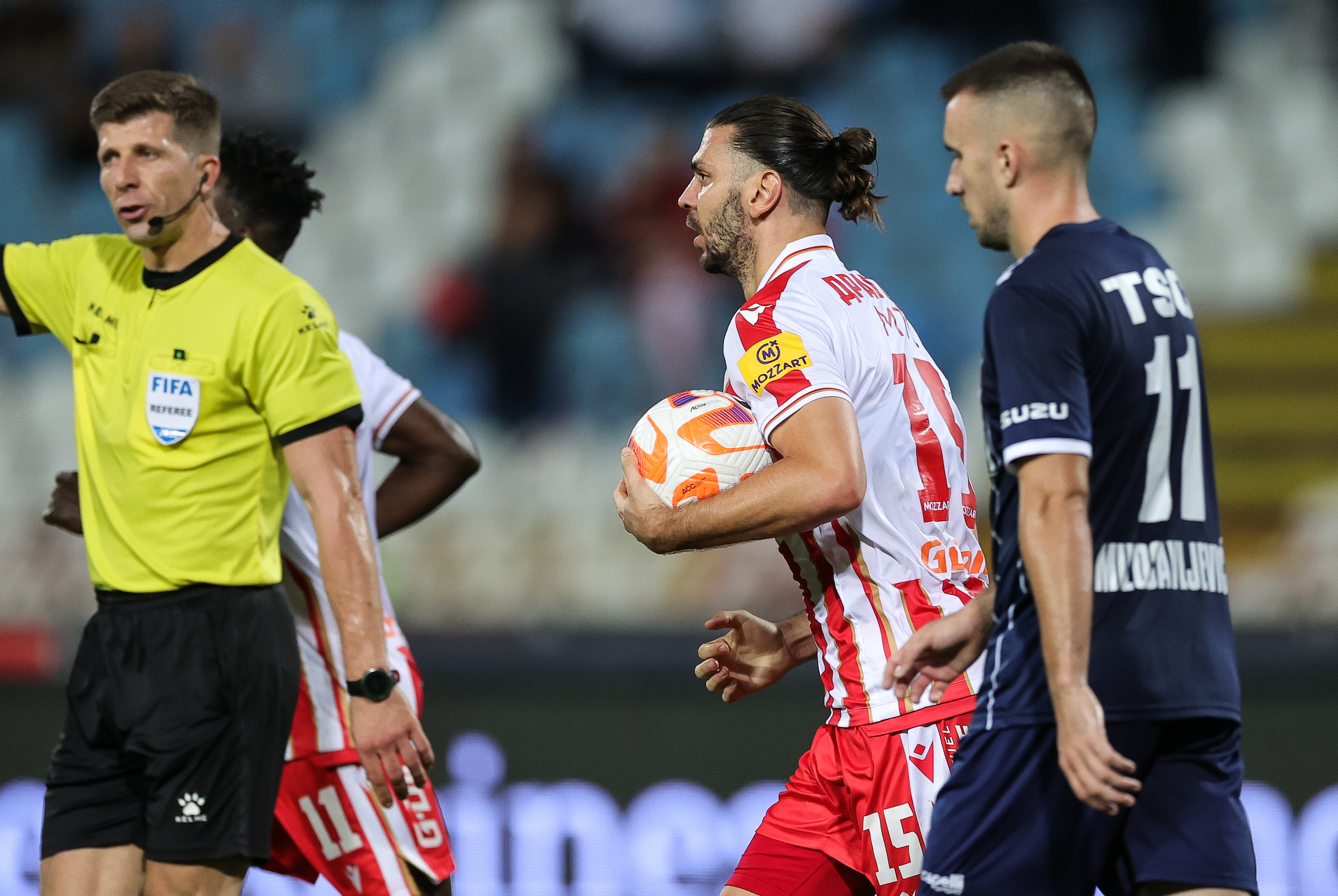 Crvena Zvezda v TSC, Mozzart Super Liga 2022/2023 at stadium Rajko Mitic on September 04, 2022 in Belgrade, Serbia. (Photo by Srdjan Stevanovic/Starsport.rs ©)