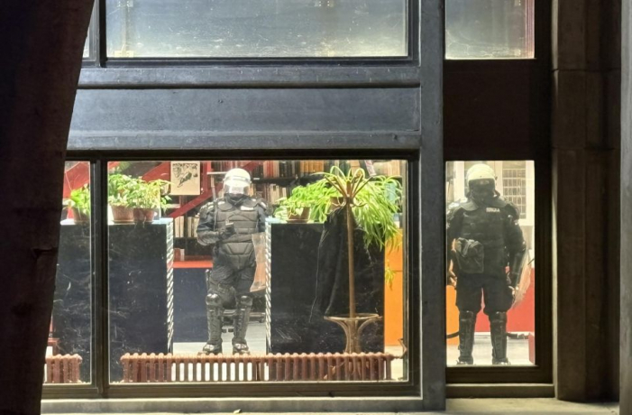 Novi Sad 21.01.2026. Policija, Filozofski fakultet u Novom Sadu Foto: 021.rs