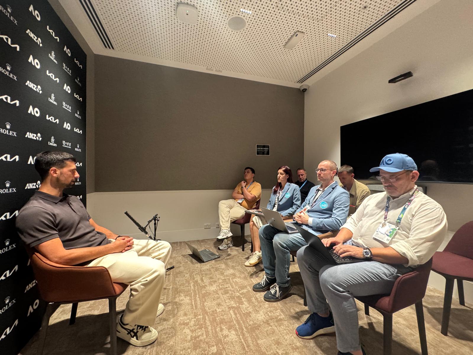 Novak Đoković i srpski mediji na Australijan openu