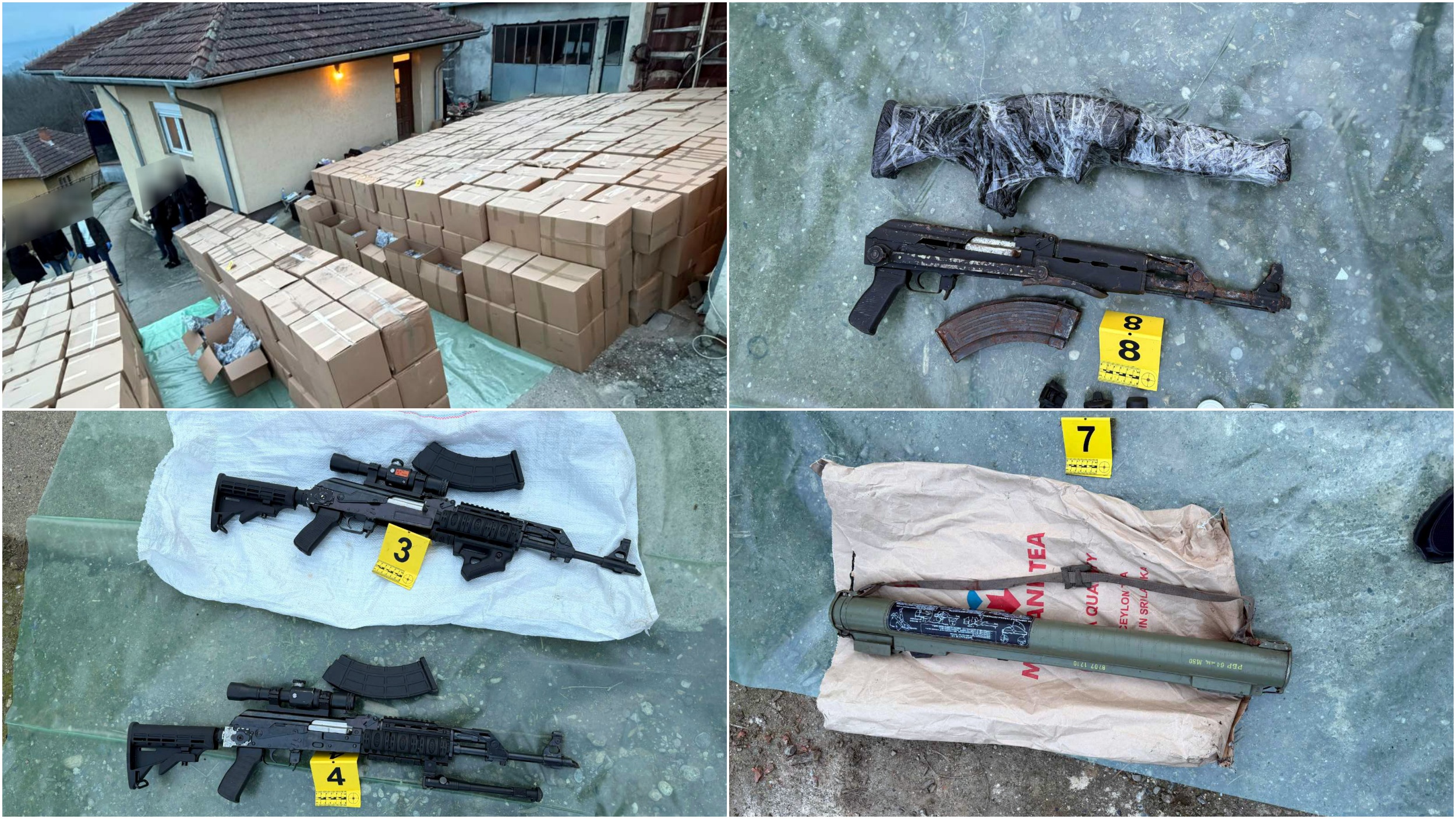 droga oruzje Hapšenje Zaplena 5 tona marihuane - Kruševac