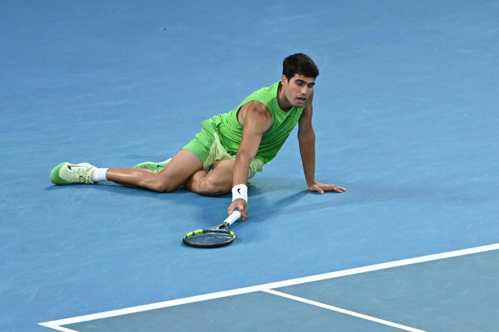 epa12692277 Carlos Alcaraz of