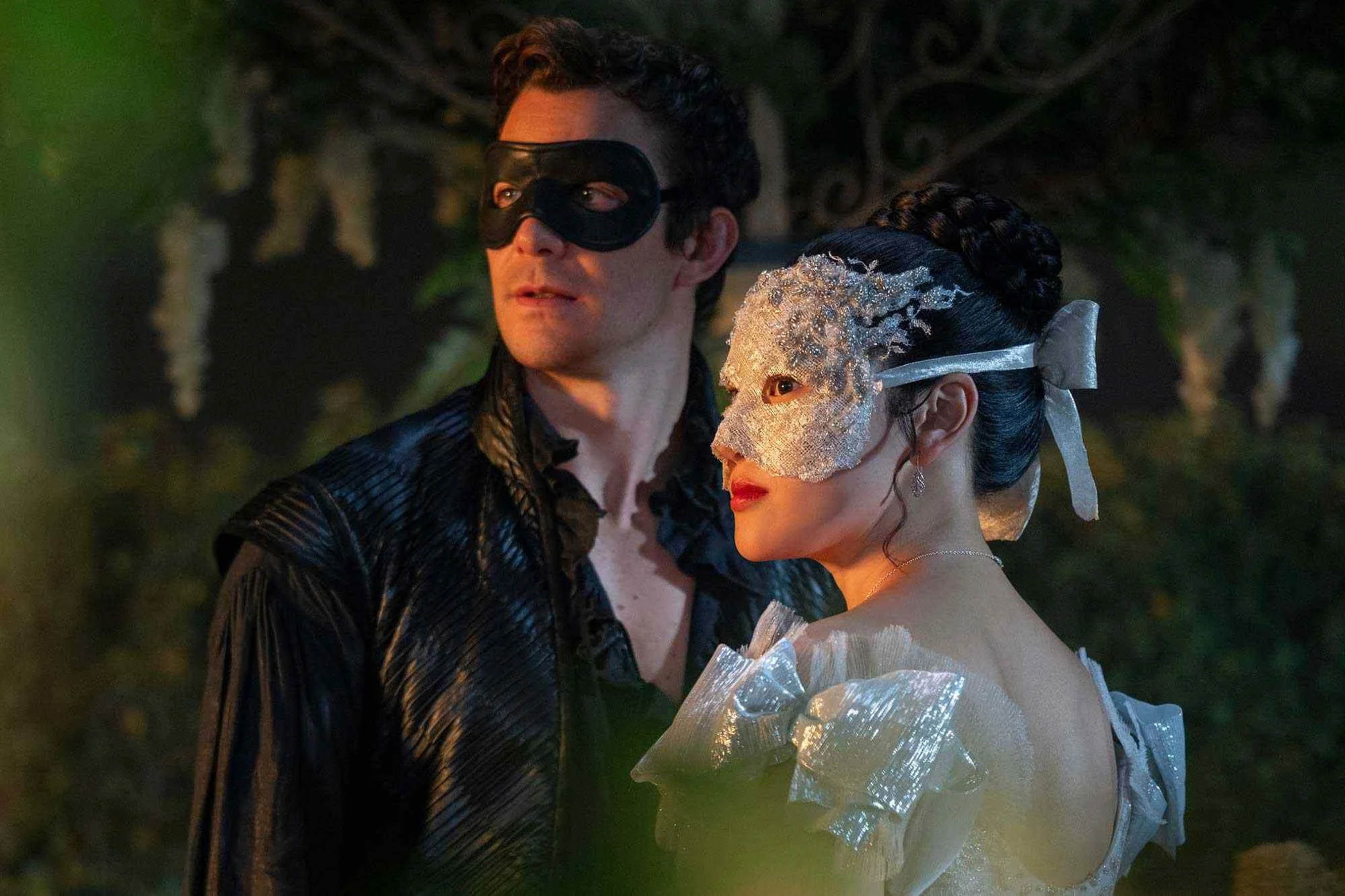 17-10-2025First look at upcoming season 4 of the TV series 'Bridgerton'.Pictured: Luke Thompson as Benedict Bridgerton, Yerin Ha as Sophie Beckett,Image: 1046146592,