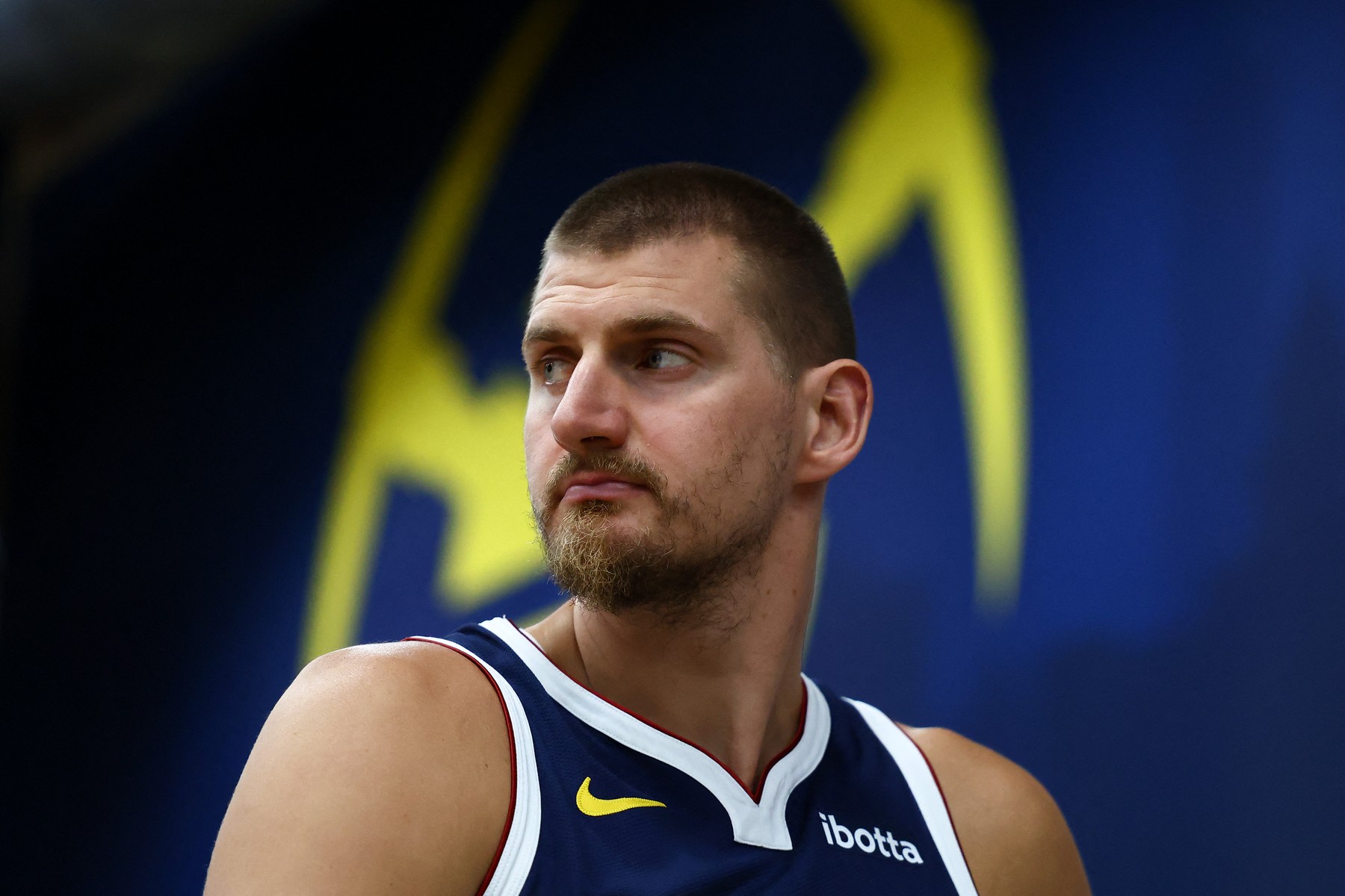 DENVER, CO - SEPTEMBER 28: Nikola Jokic #15 of the Den