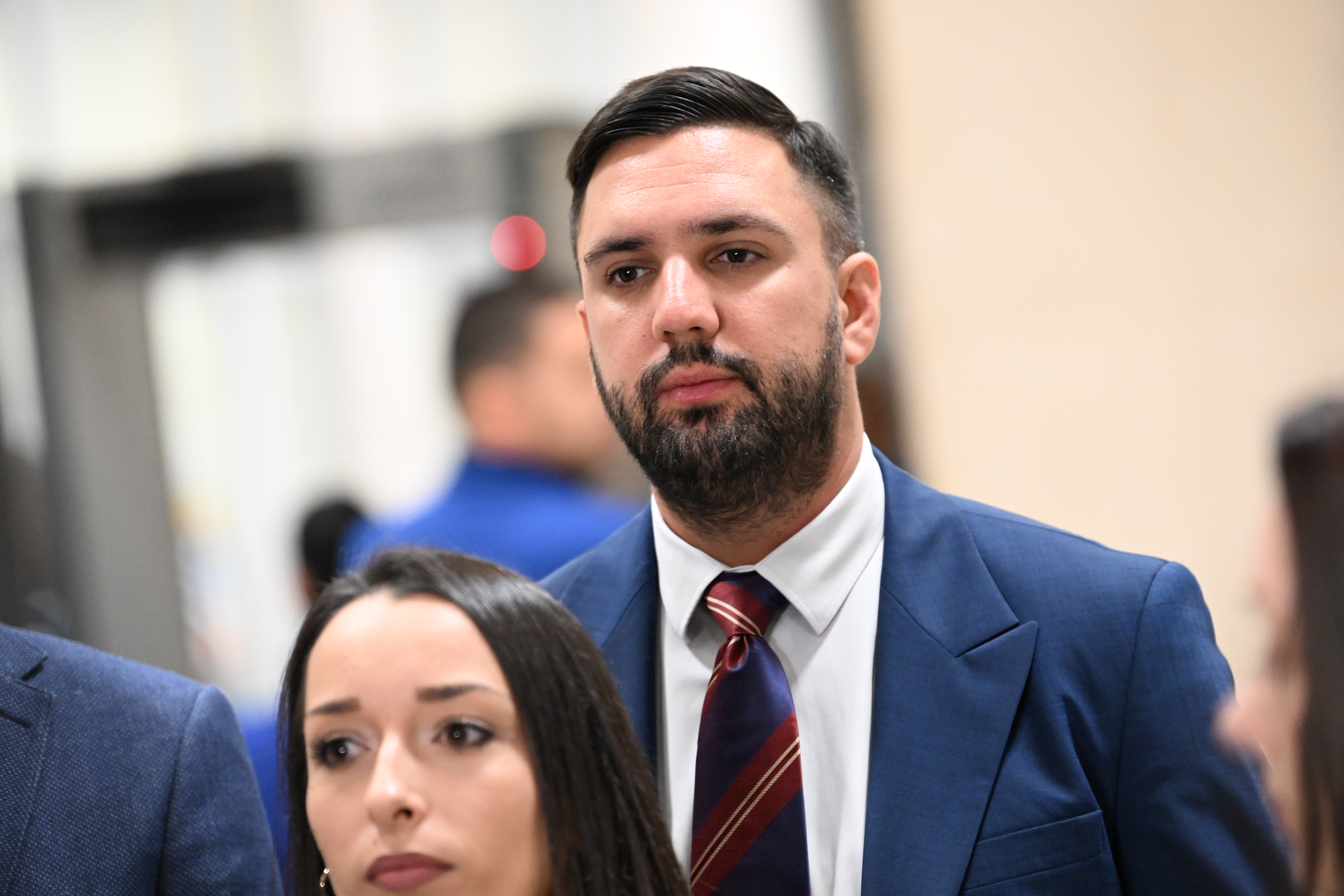 Beograd 13. oktobar 2026. Pokret Zeleno levi front pred početak sednicu Skupštine grada Beograda na kojij se raspravlja o smeni gradonačelnika Foto Marko Ljutica