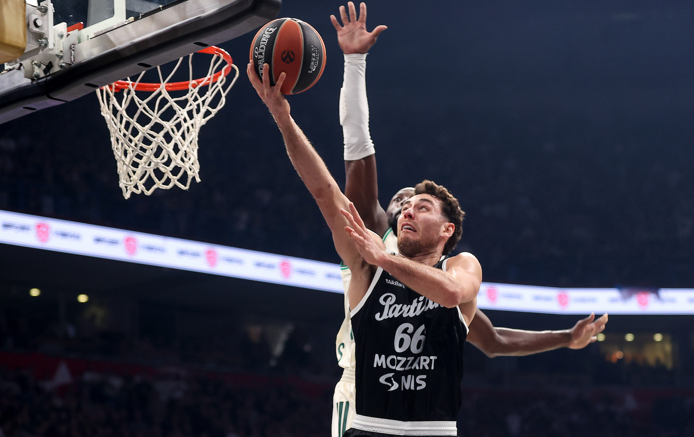 during Partizan v Panathinaikos basketball match of Euroleague season 2026/2027 round 5 at the Belgrade Arena in Belgrade, Serbia on October 13th.( photo by Luka Milosavljevic / STARSPORT © )