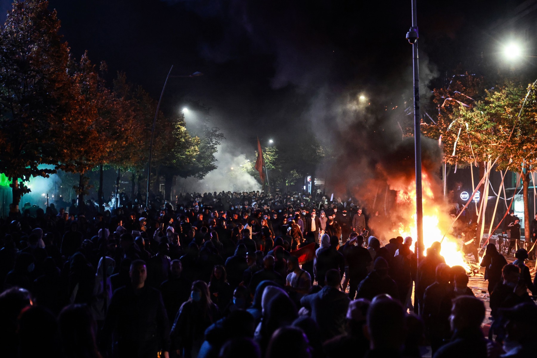 tirana protesti