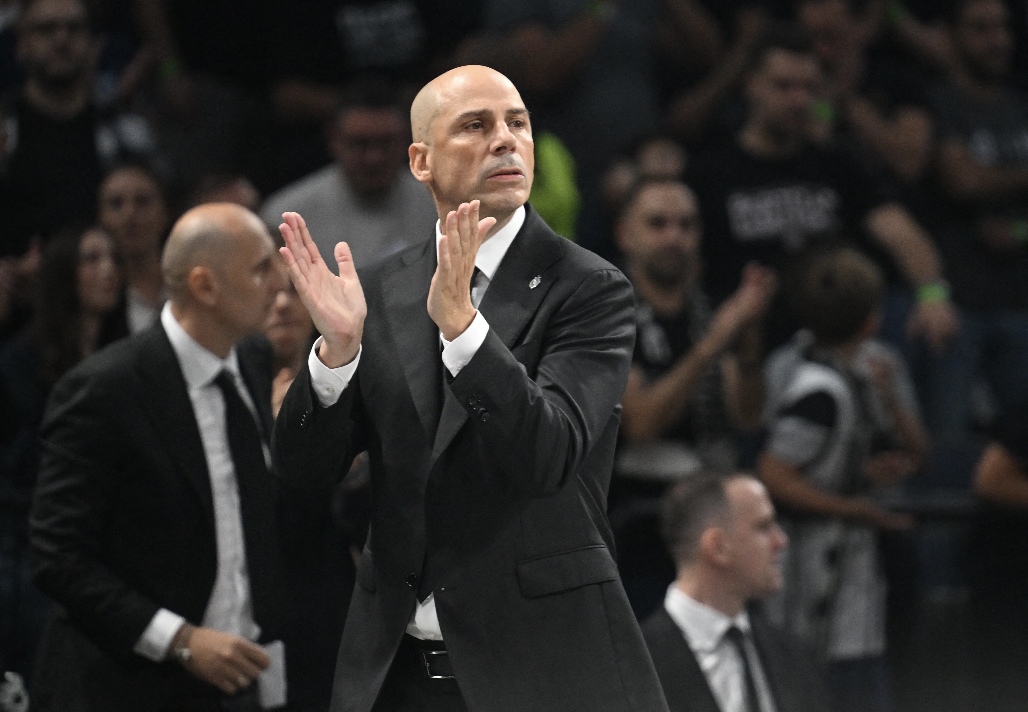 Head coach Joan Pennaroya of Partizan