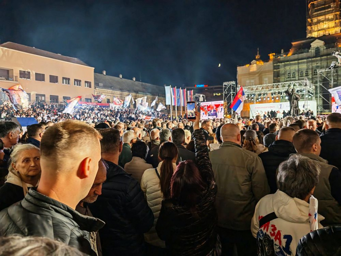 SNS miting Novi Sad