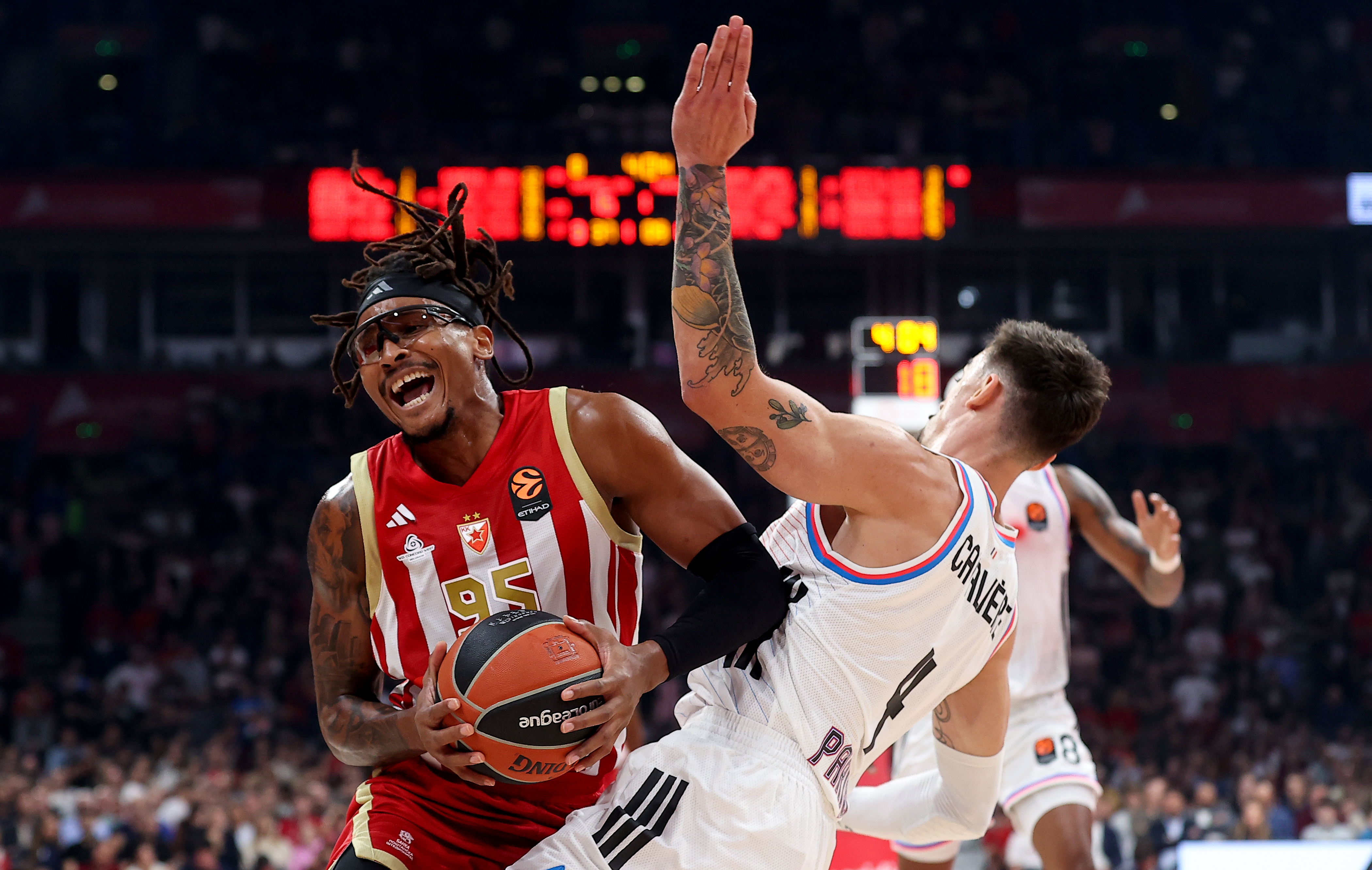 during Crvena Zvezda v Paris basketball match of Euroleague season 2026/2027