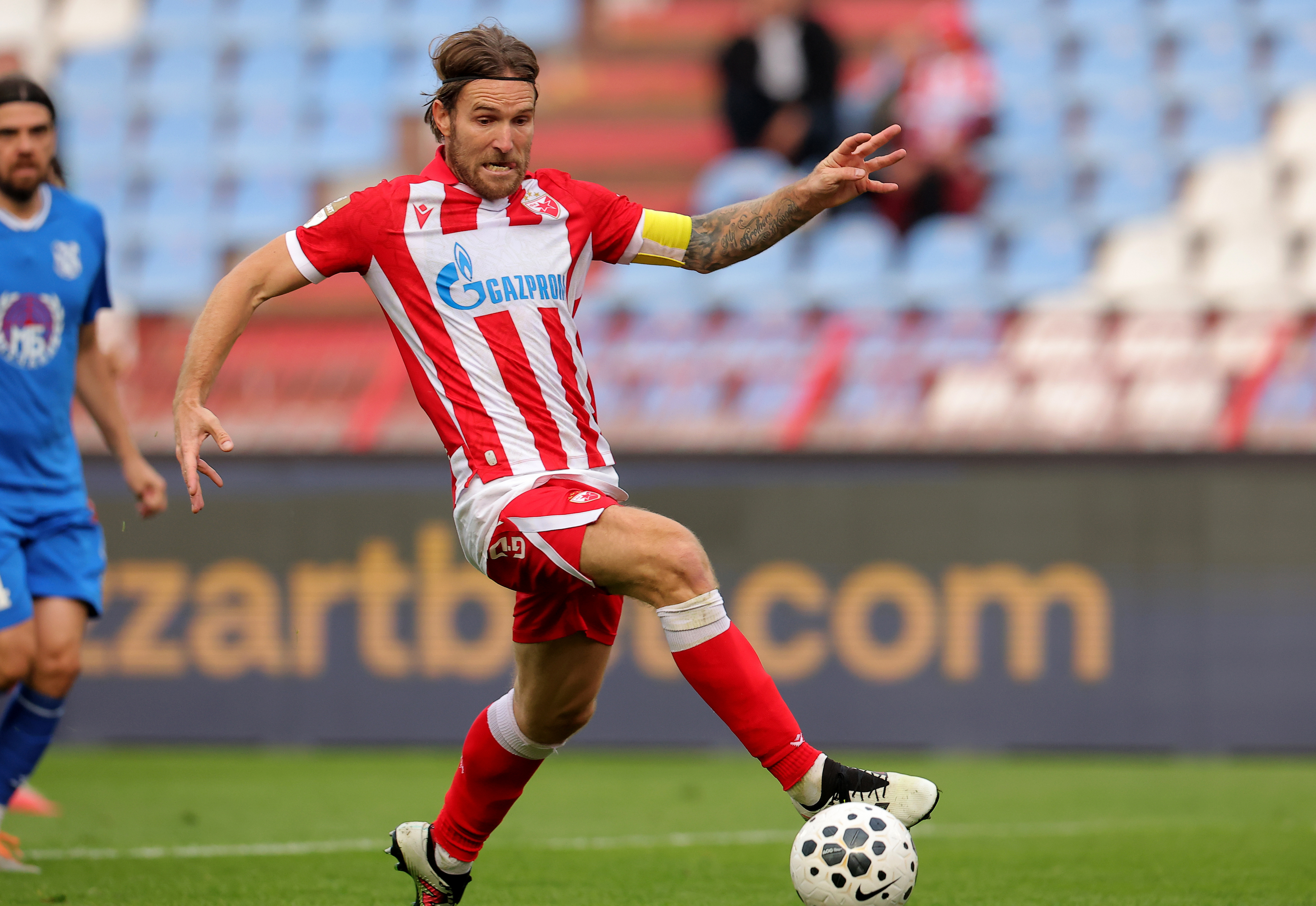 Belgrade, Serbia. 18th October, 2026.  during the Serbian Superleague football match between Crvena Zvezda (Red Star) and Mladost at the Rajko Mitic Stadium on October 18, 2026 in Belgrade, Serbia. (Photo by Pedja Milosavljevic/Starsport.rs ©)