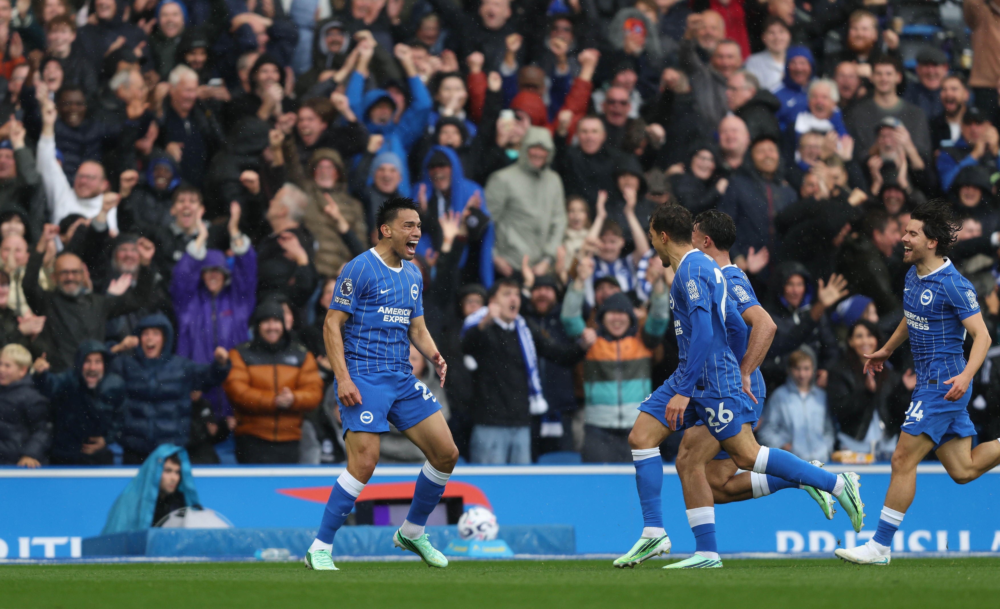 Brighton players
