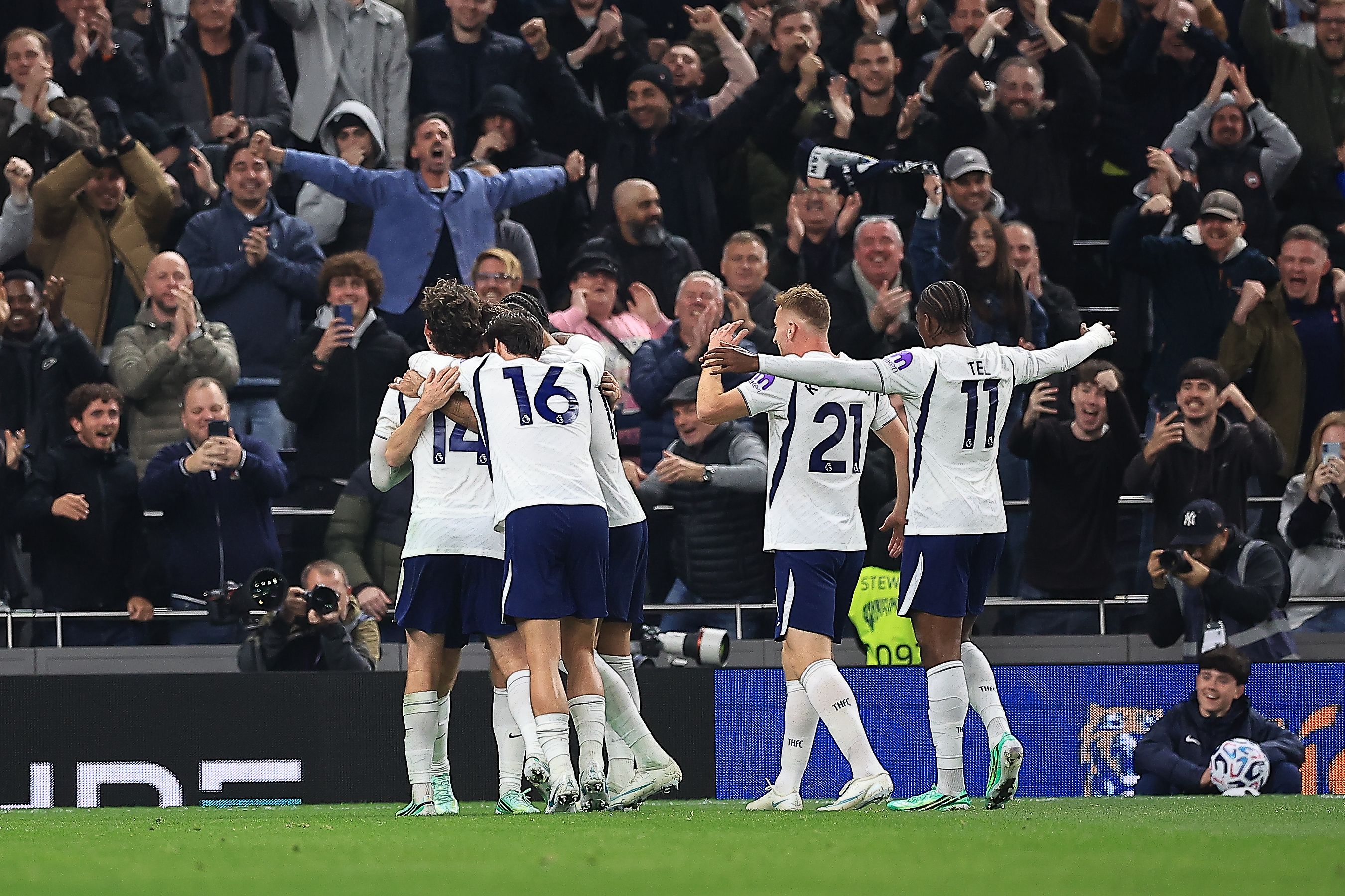 GOAL CELEBRATION Tottenham Hotspur