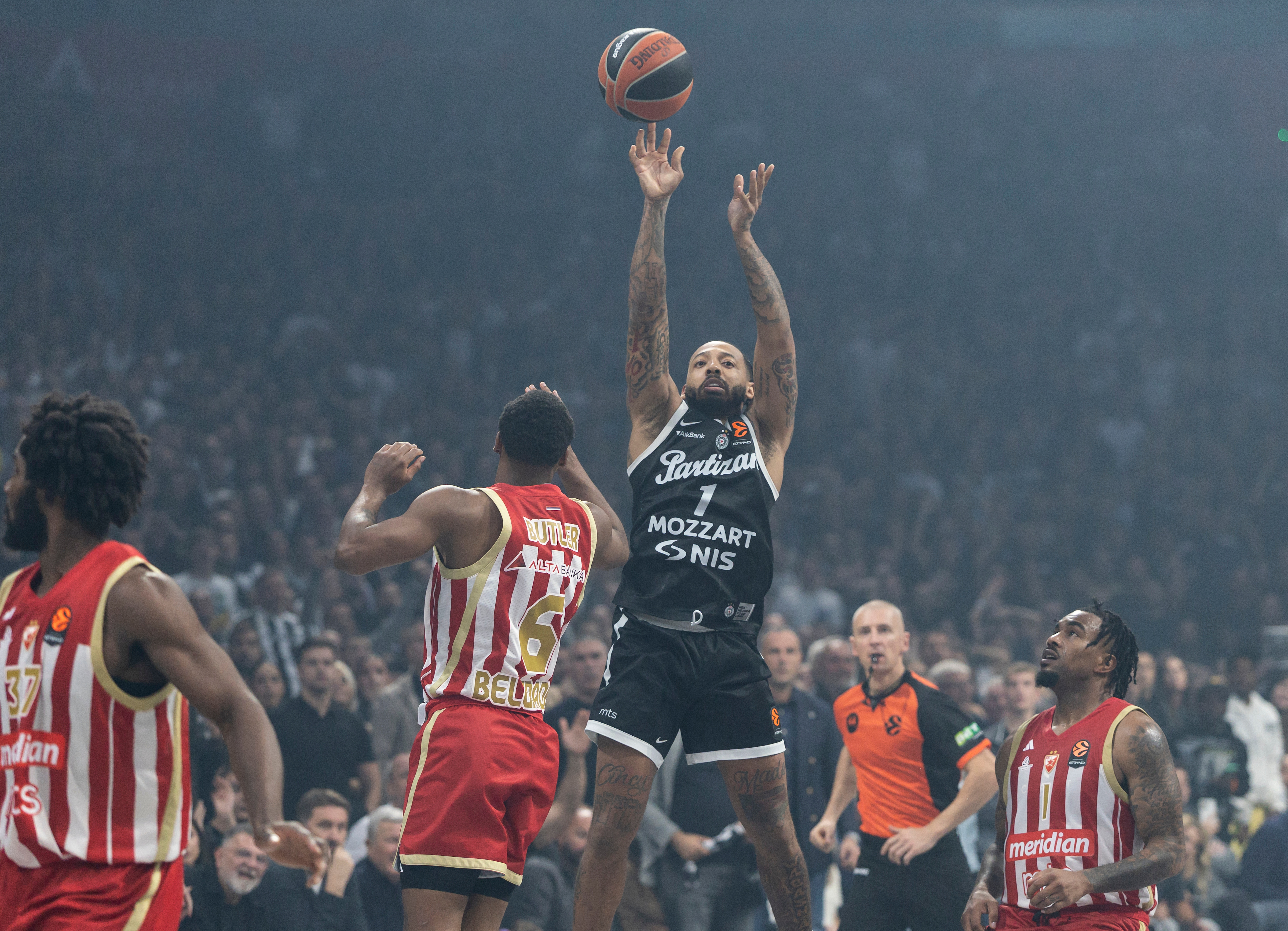 during the 2026/2027 Euroleague Round 7 match between Partizan Mozzart Bet