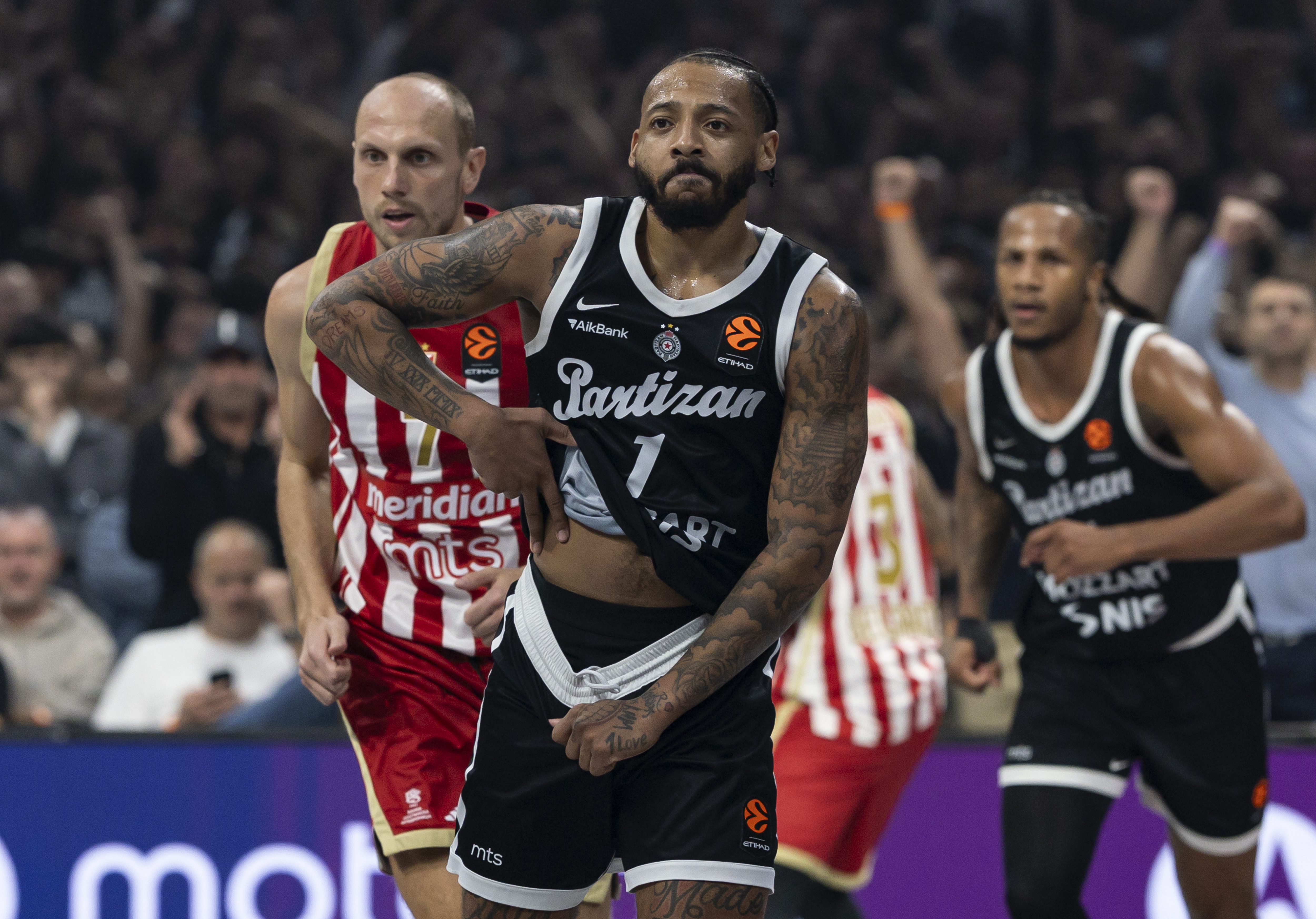 during the 2026/2027 Euroleague Round 7 match between Partizan Mozzar