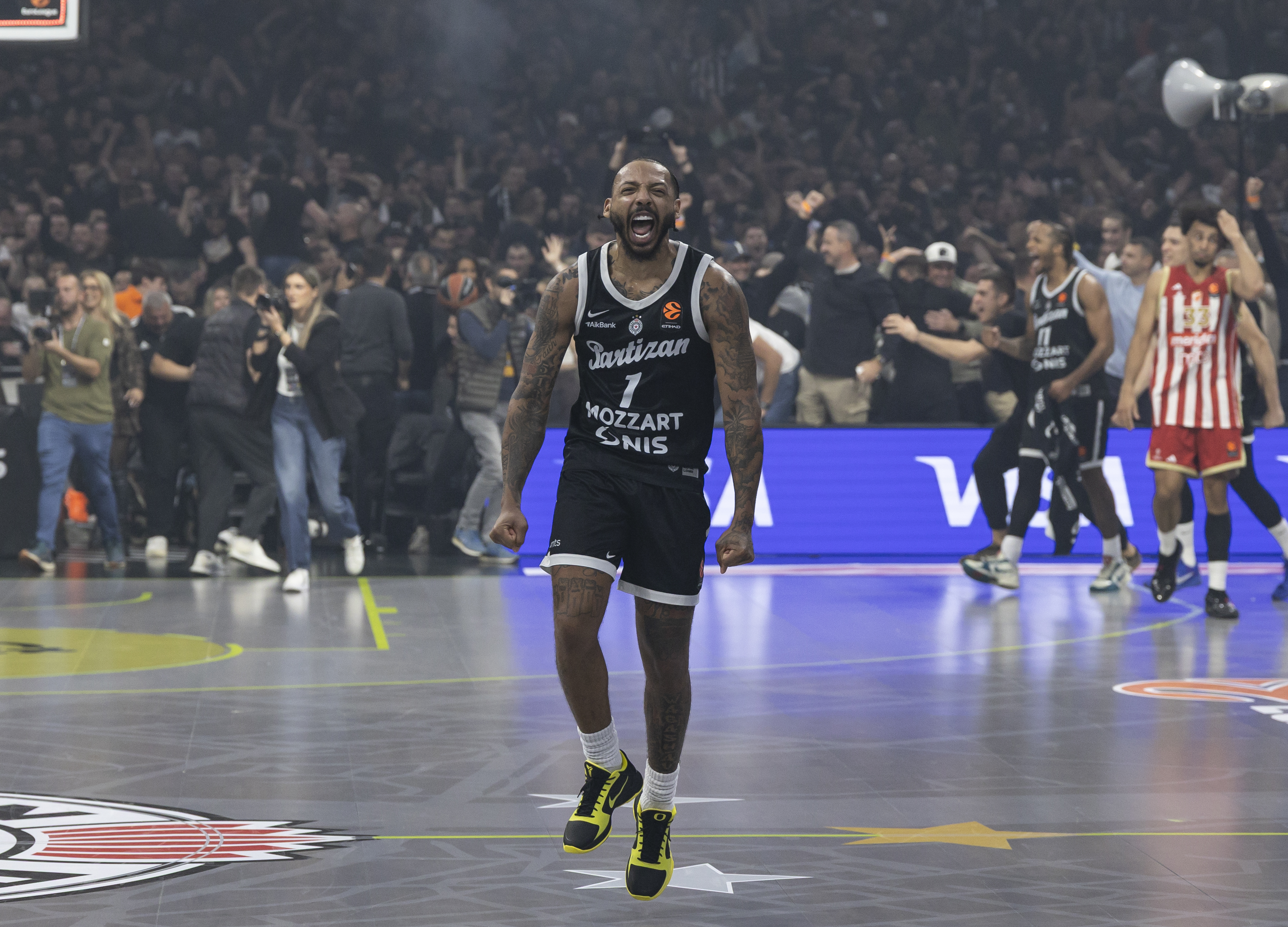during the 2026/2027 Euroleague Round 7 match between Partizan Mozzart B