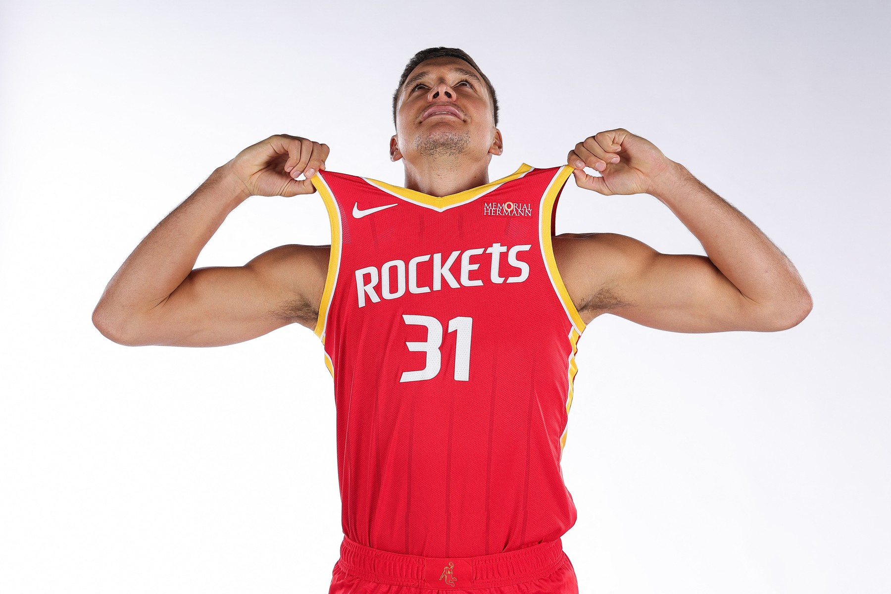 HOUSTON, TEXAS - SEPTEMBER 22: Bogdan Bogdanović #31 of the Housto