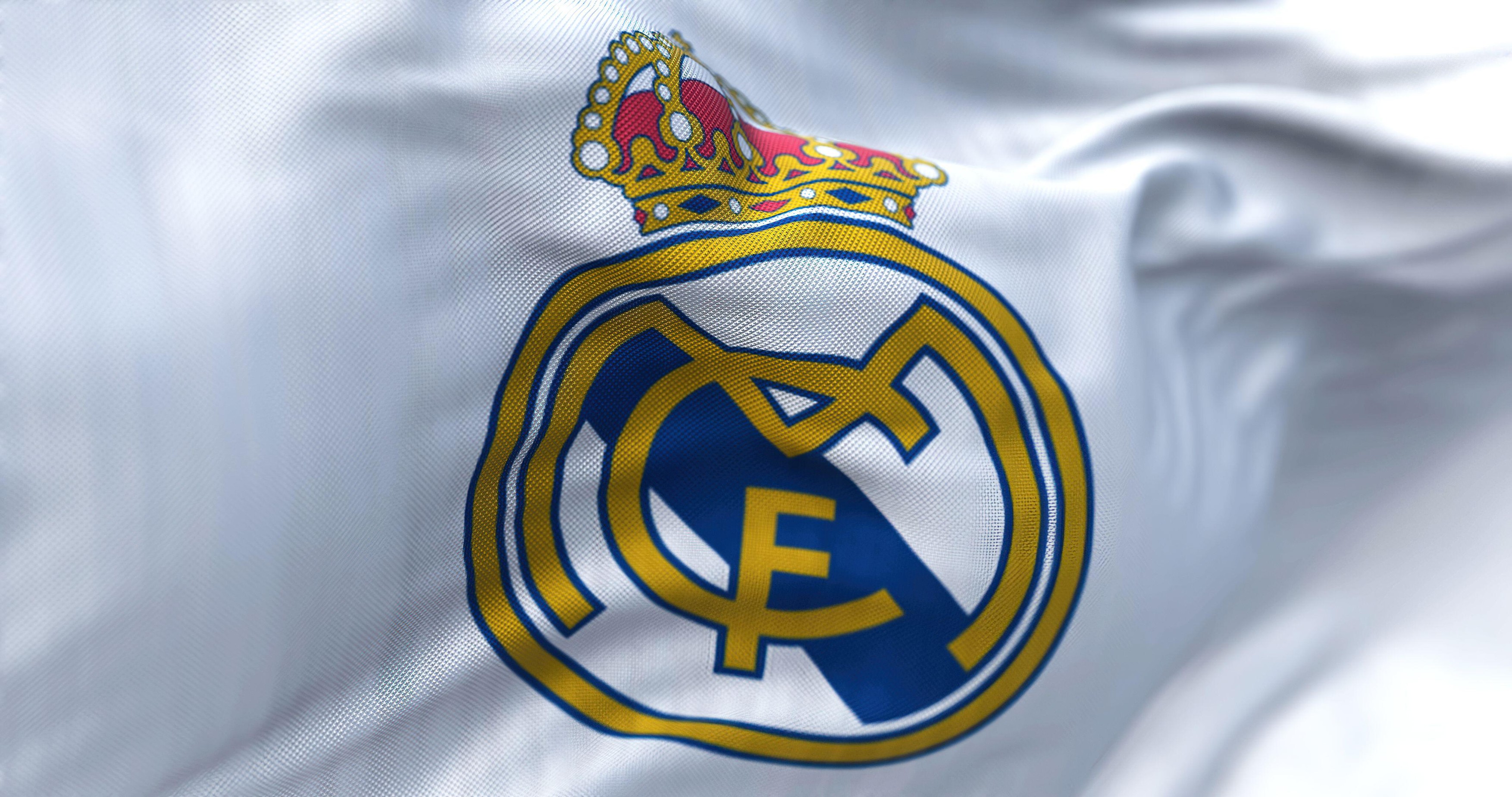 The flag of Real Madrid Club de Futbol