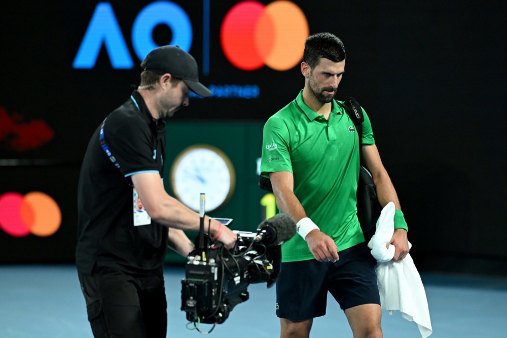 epa12692505 Novak Djokovic of Serbia