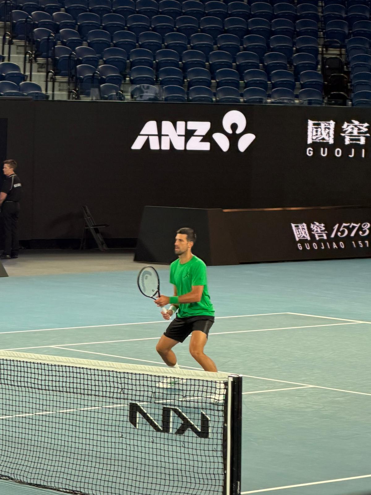 Đoković trening pred finala sa Alkarazom