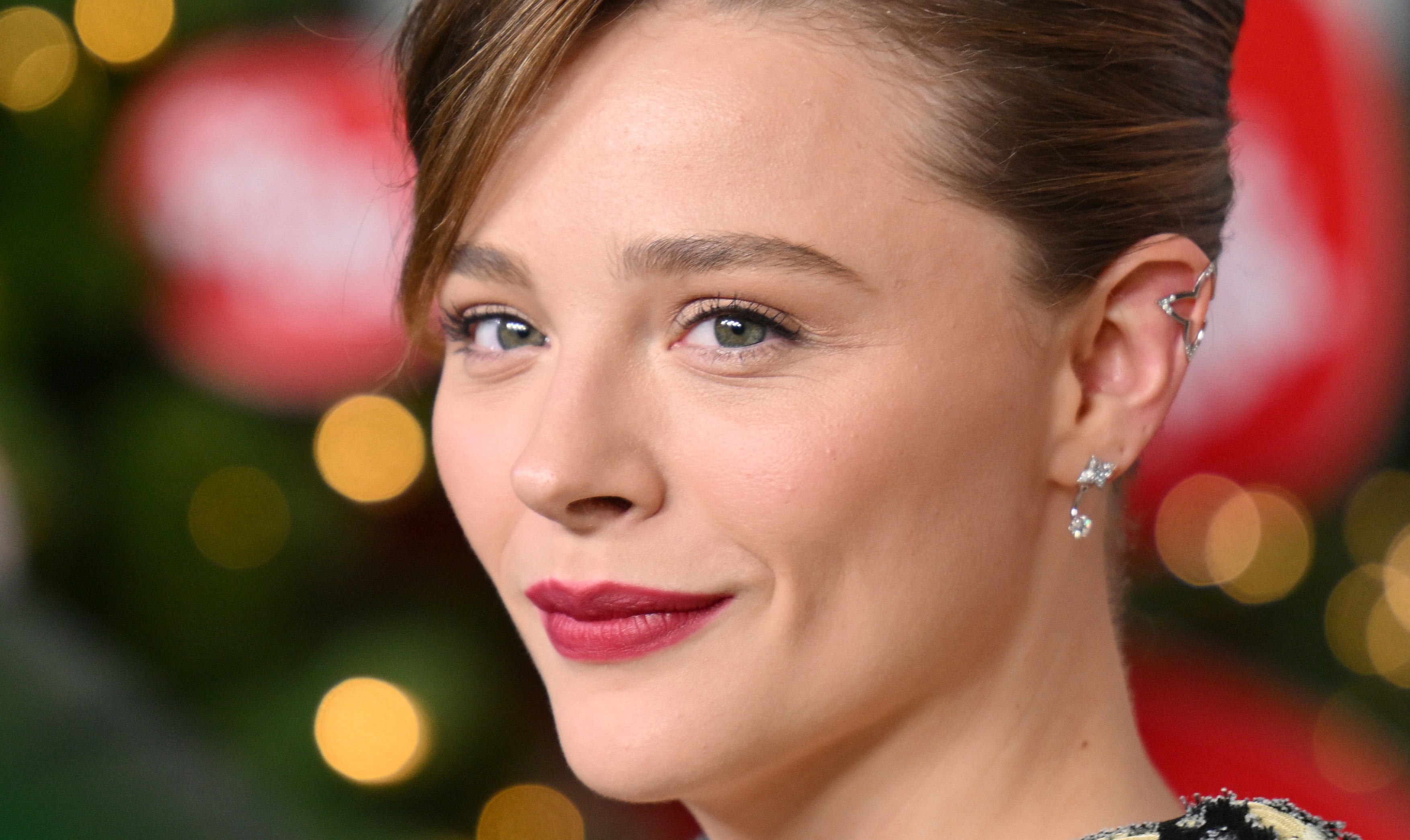 US actress Chloe Grace Moretz attends "Oh. What. Fun." premiere at the Alice Tully Hall