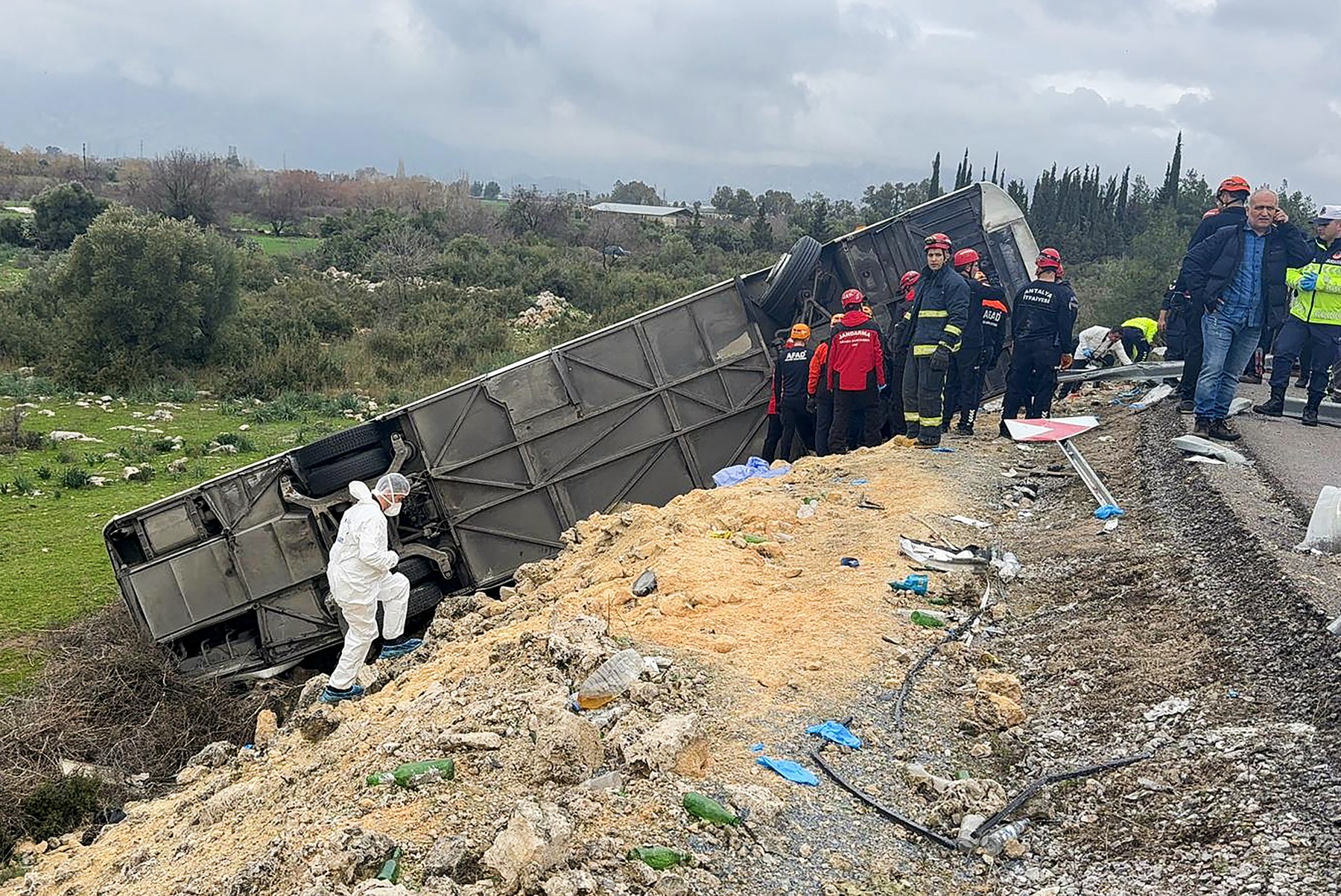 Autobus, nesreća, Antalija, Turska profimedia-1071114291.jpg