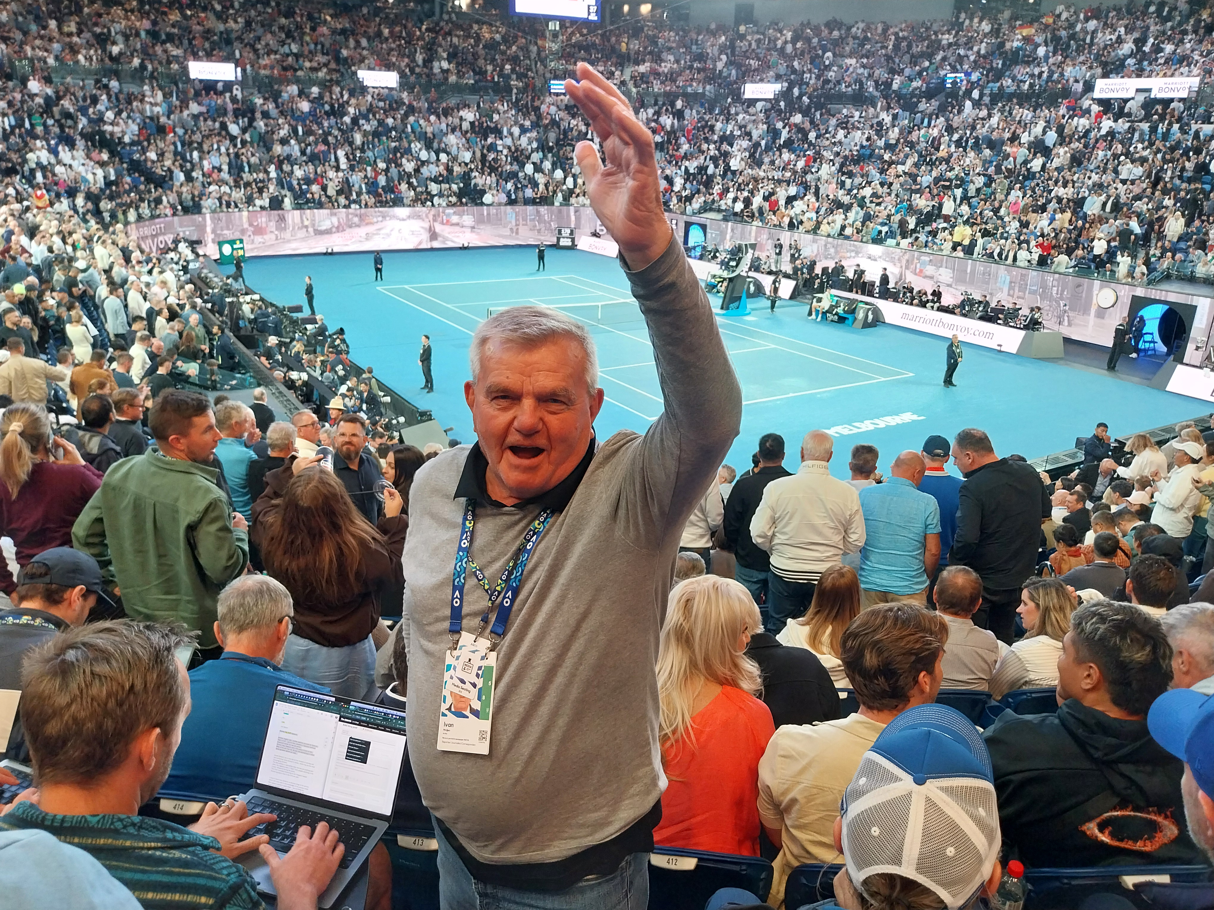 Ivan Mrđen iz Australije za Novu: Kako sam pokušao da budem najstariji live izveštač sa finala AO 2026