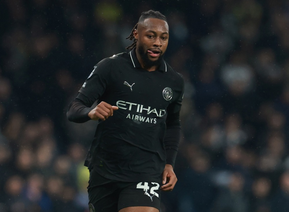 epa12698772 Antoine Semenyo of Manchester City