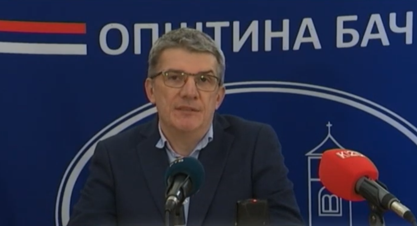 Steva Panić,  predsednik opštine Bač