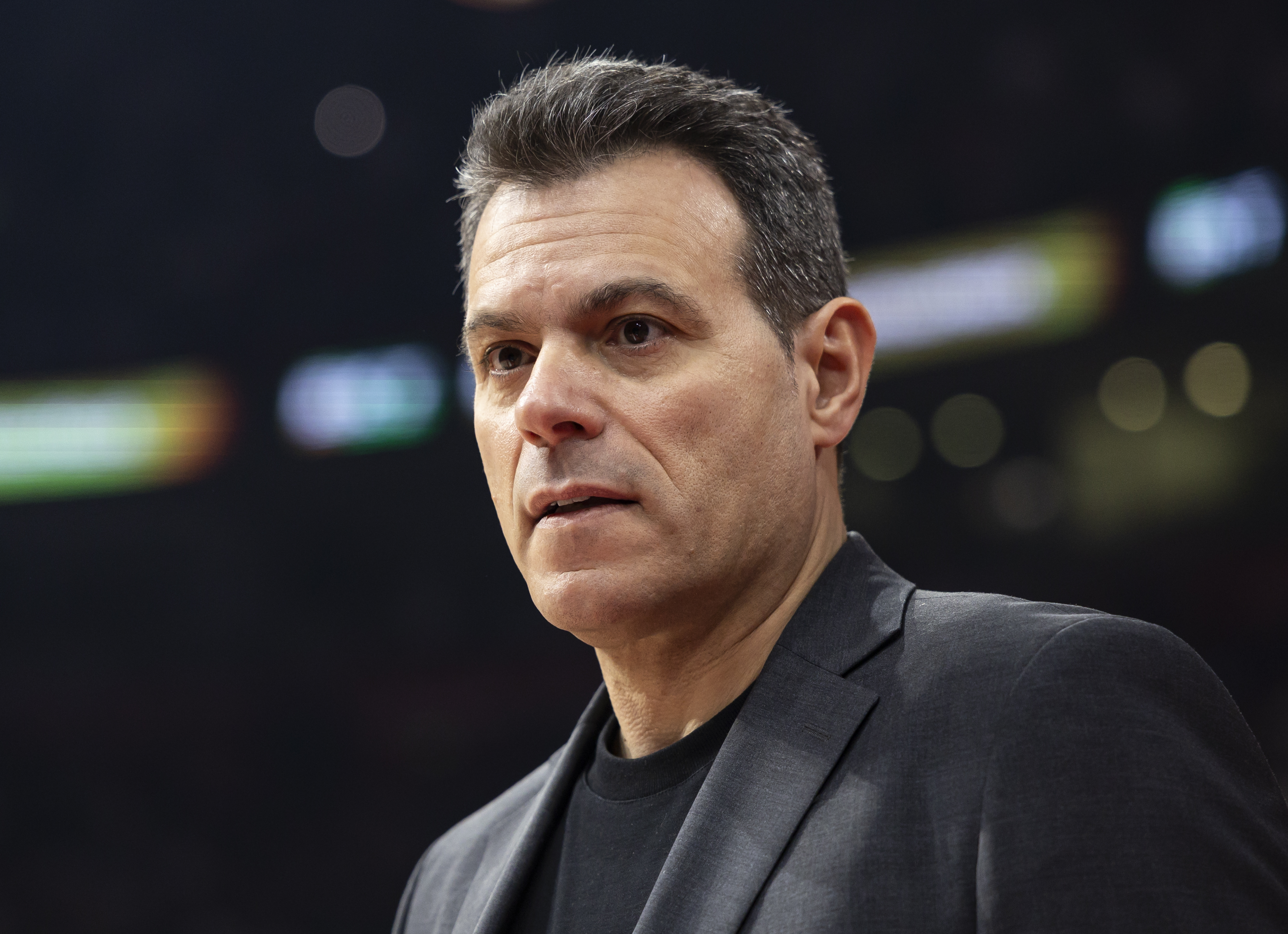 Dimitris Itudis, coach of Hapoel Tel Aviv