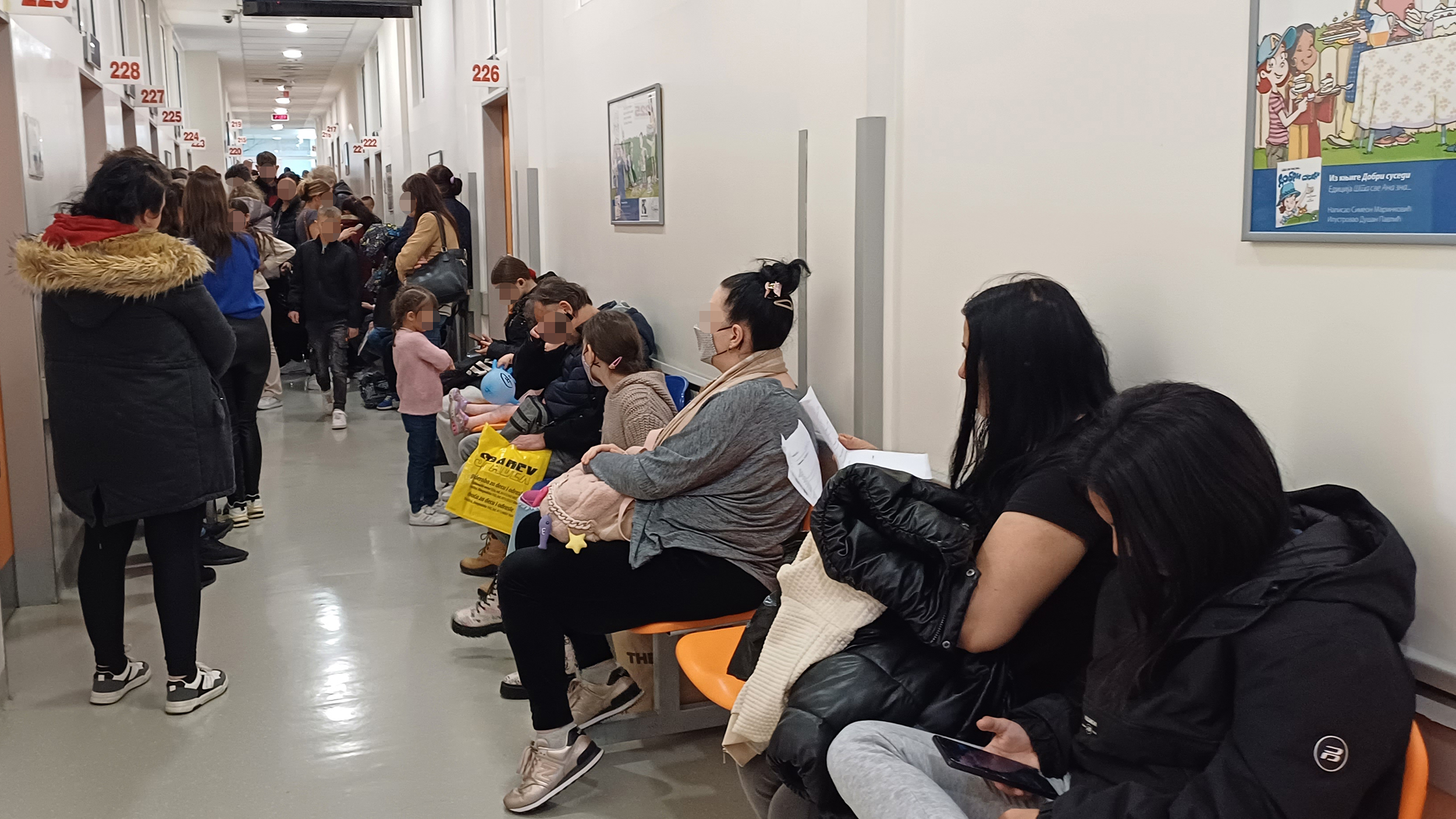 Tiršova Tirsova bolnica čekaonica cekaonica deca bolest virus