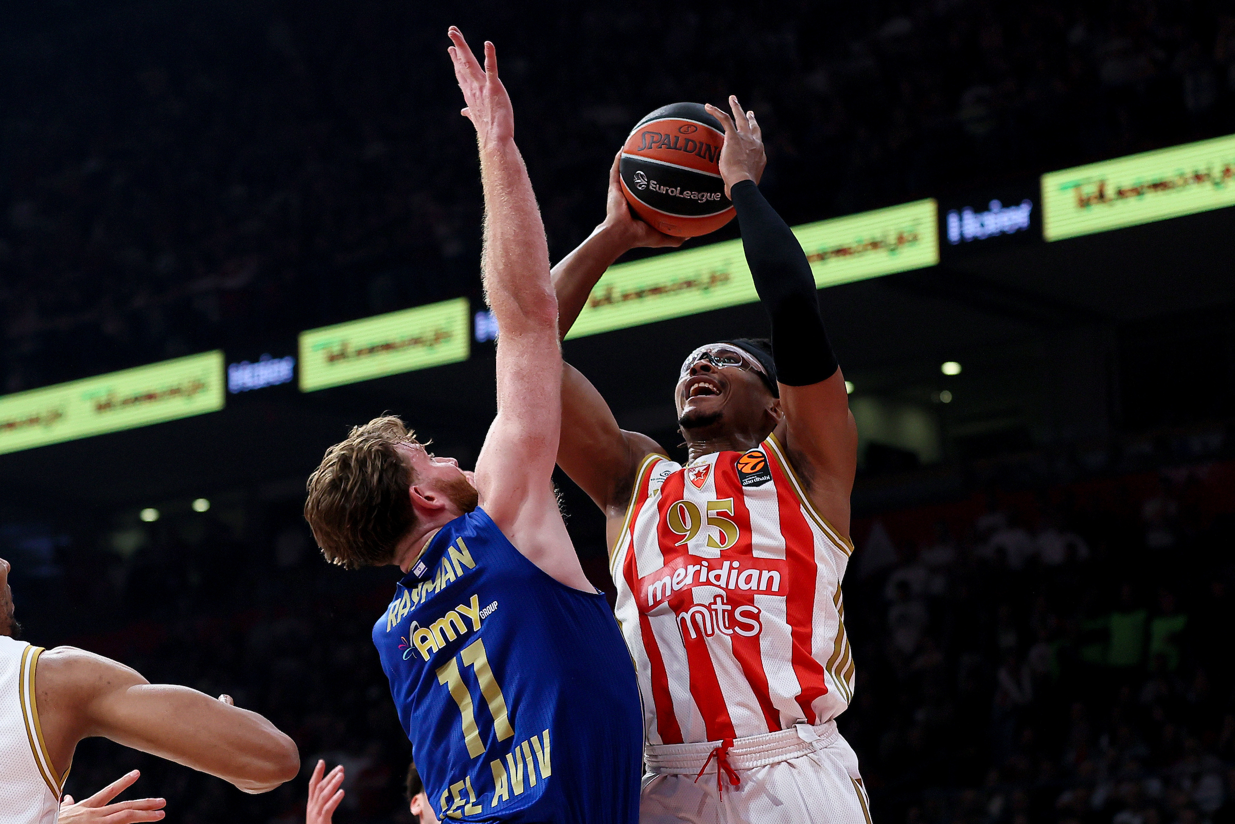 during Crvena Zvezda v Maccabi Tel Aviv basketball match of Euroleague 2025/2026 round 27. on February 6. 2026. in Belgrade, Serbia.(photo by Luka Milosavljevic/STARSPORT ©)