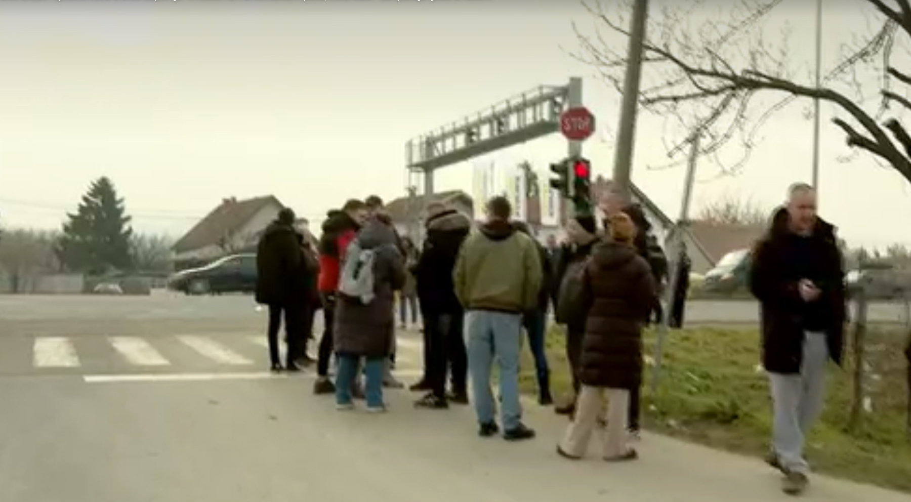 Protest na Pančevačkom putu