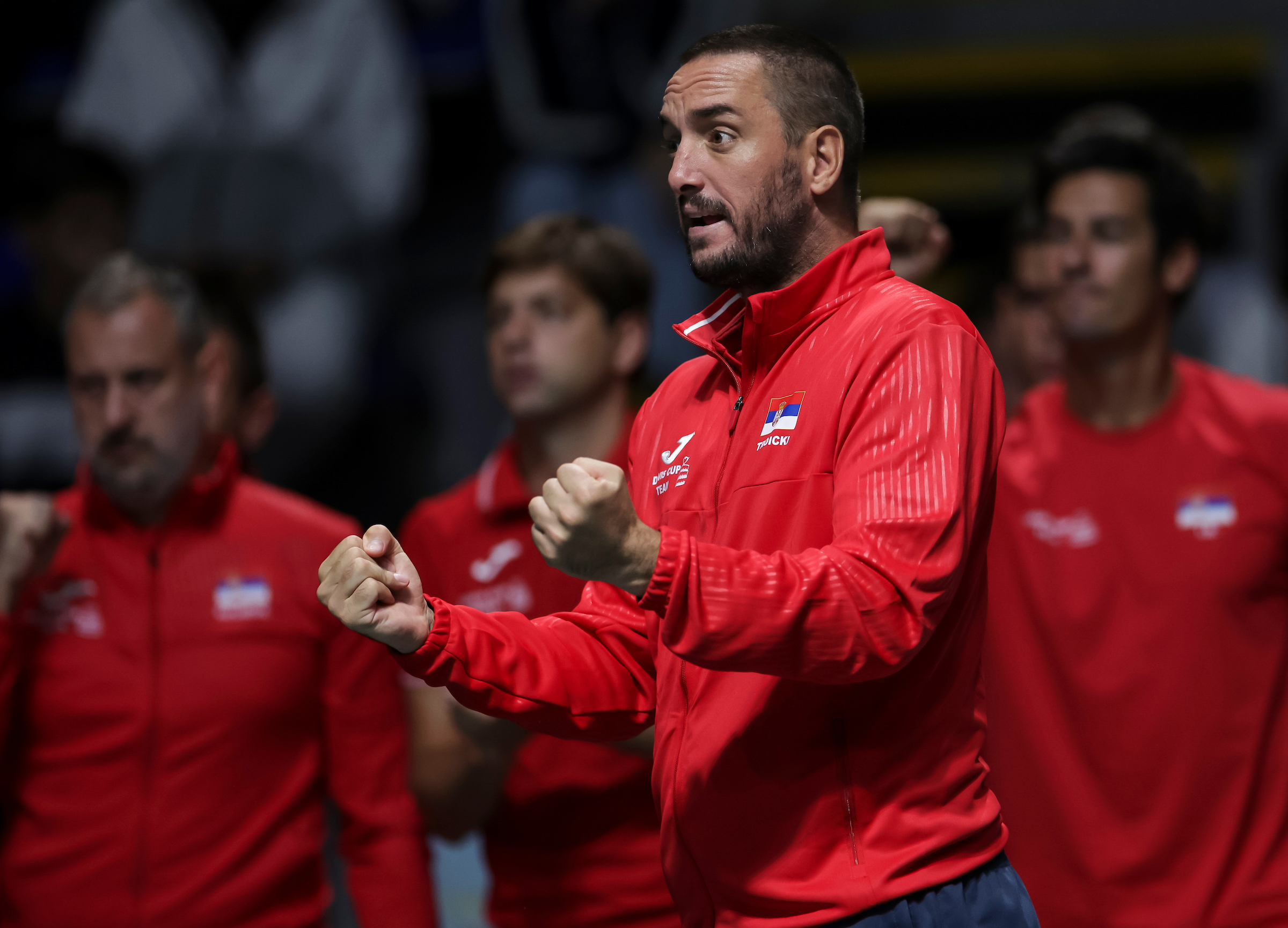 Viktor Troicki of Serbia, Davis cup