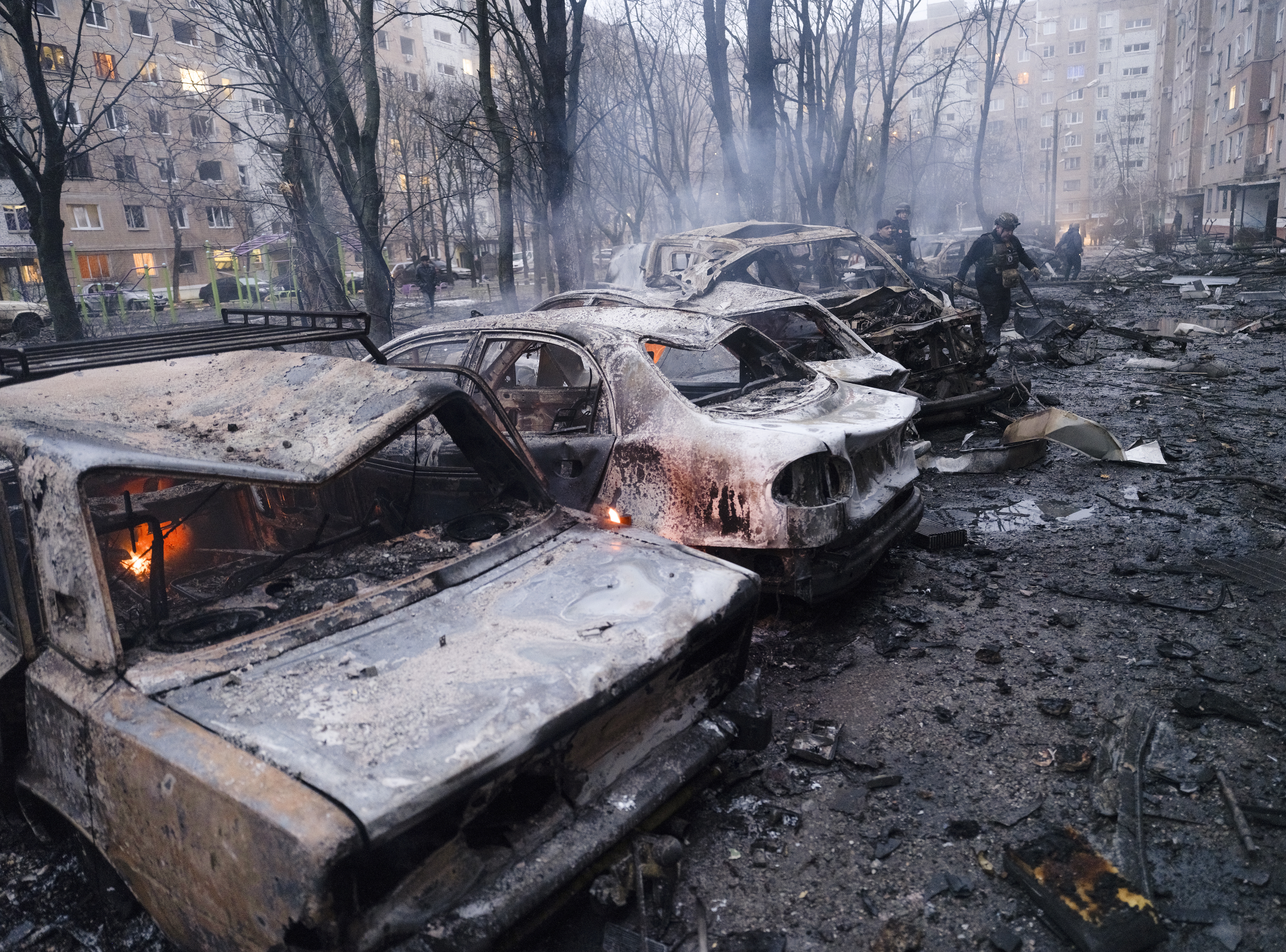 Rusko granatiranje stambenog naselja u gradu Kramatorsku, Donjecka oblast, Ukrajina Rusija rat 13717098.jpg