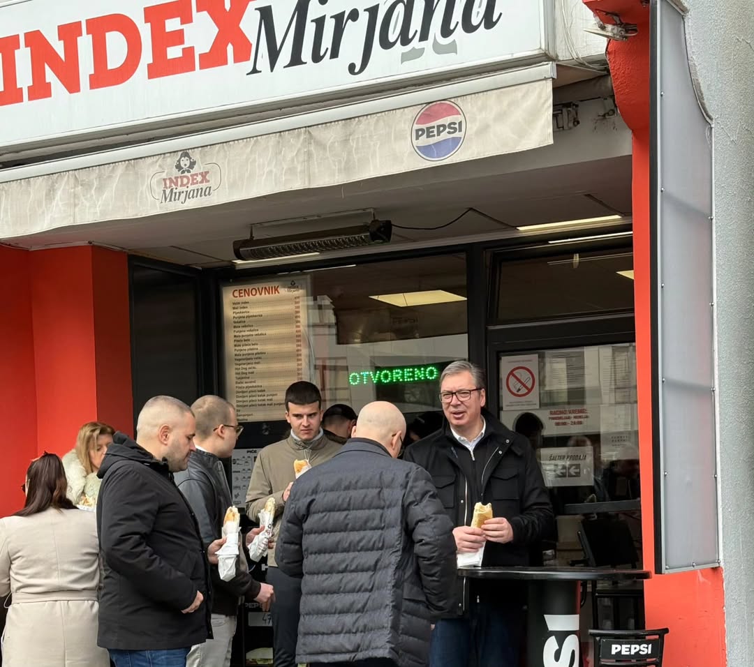 Aleksandar Vučić Miloš Vučević jutarnji sendvič