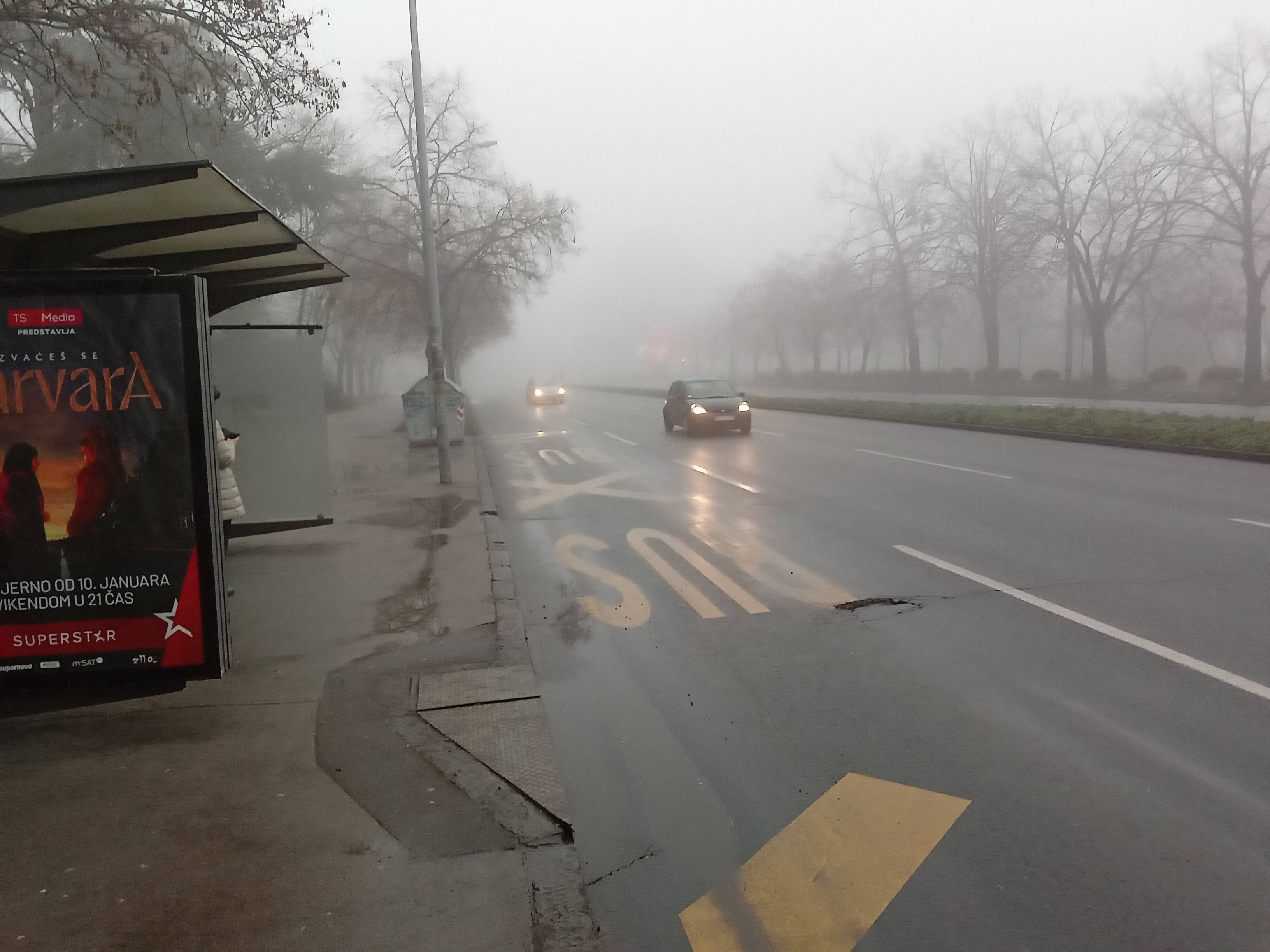 Vreme vremenska prognoza magla oblačno