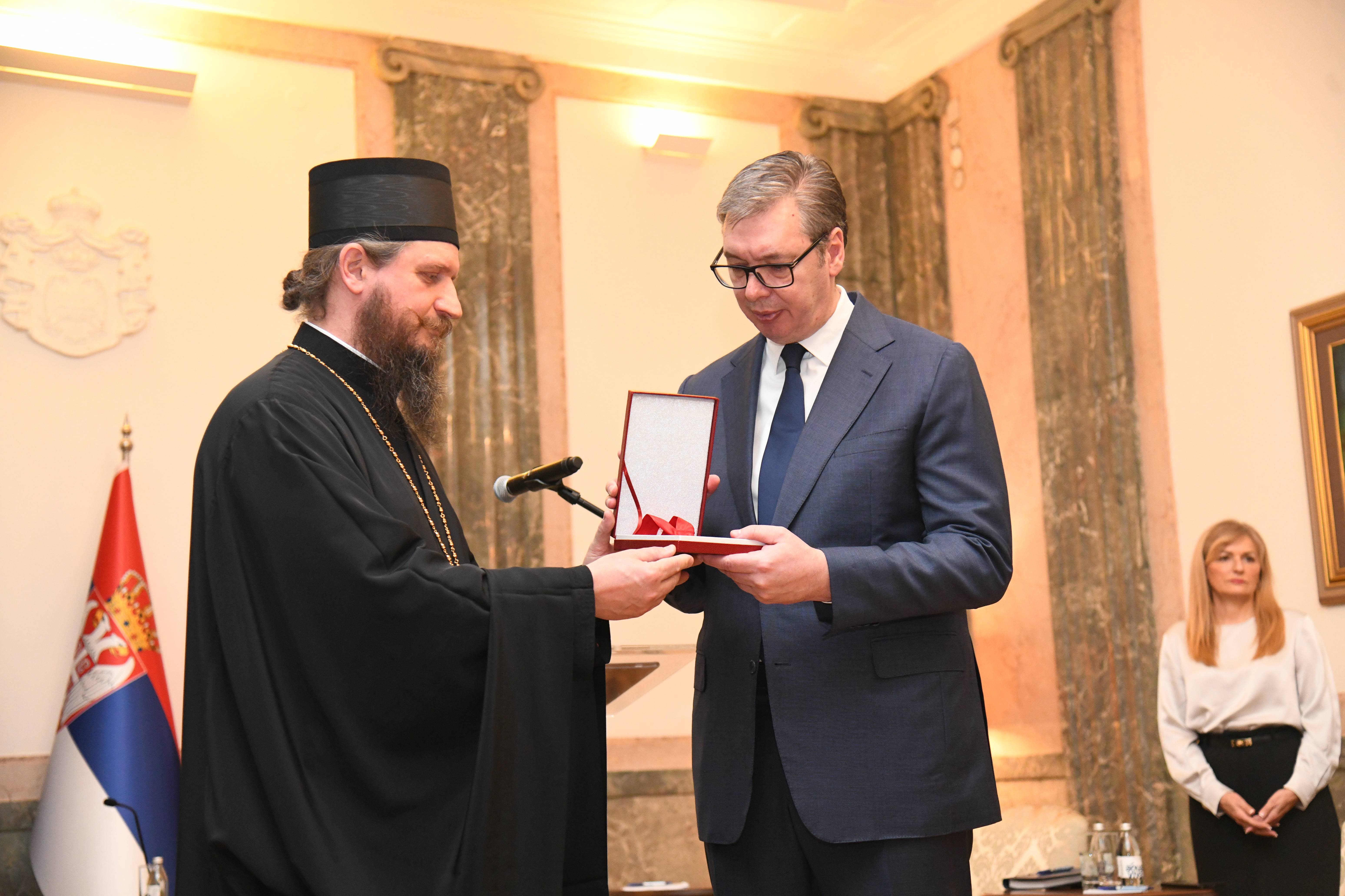 Aleksandar Vučić Sergije Orden Novomučenika