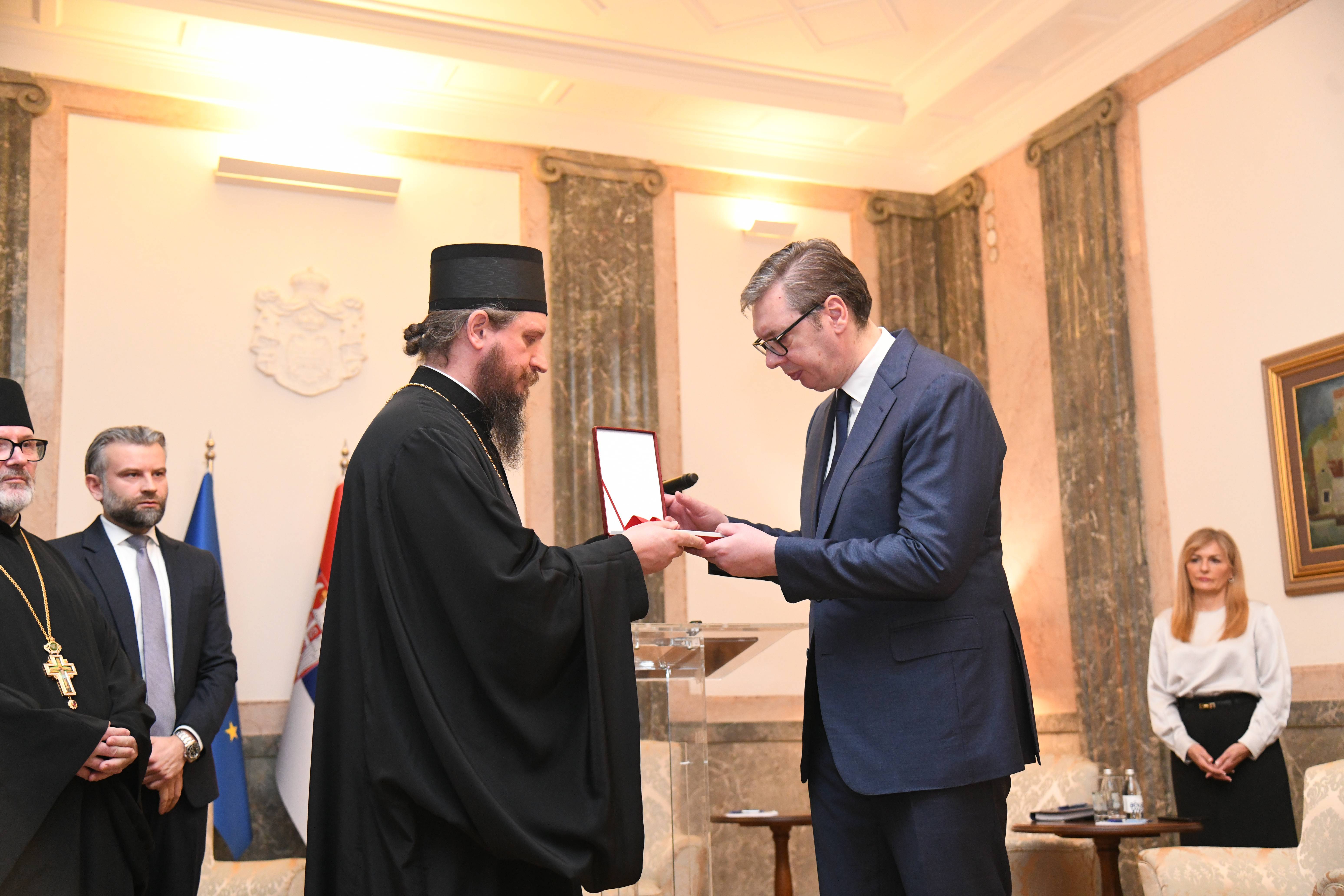 Aleksandar Vučić Sergije Orden Novomučenika