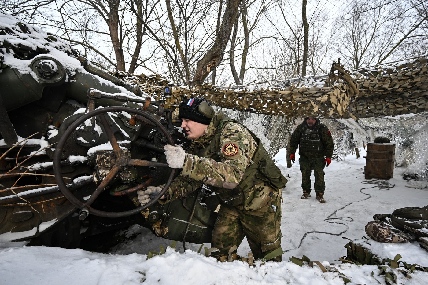 9101986 08.02.2026 Russian servicemen of the Kashtan battalion tactical group of Akhmat  Credit line: Sergey Bobylev / Sputnik / Profimedia